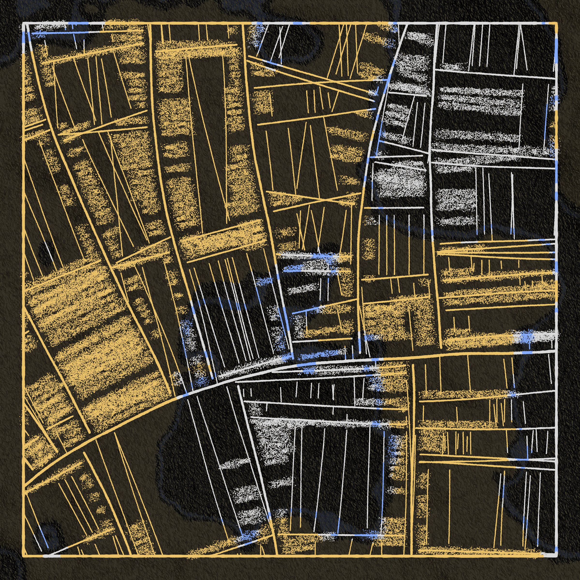 Art Blocks - Art Blocks v2 - Maps of Nothing #289 - NFT # 316000289