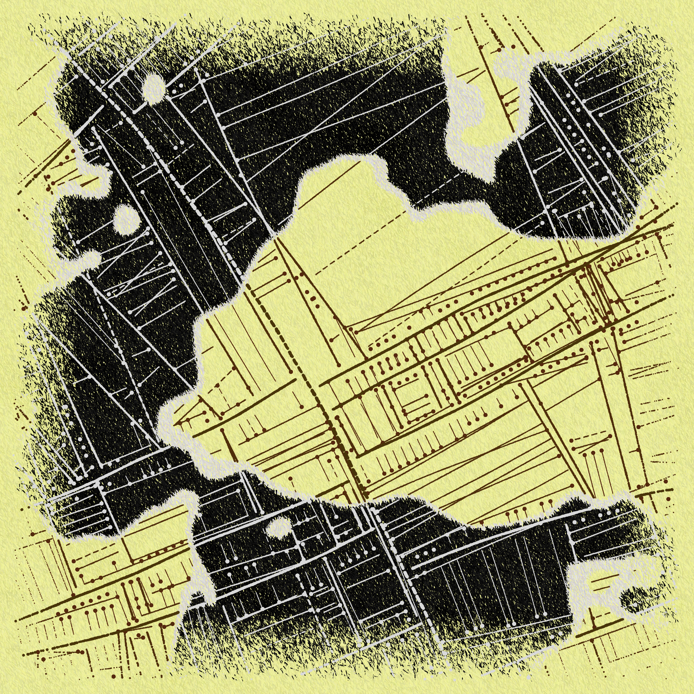 Art Blocks - Art Blocks v2 - Maps of Nothing #290 - NFT # 316000290