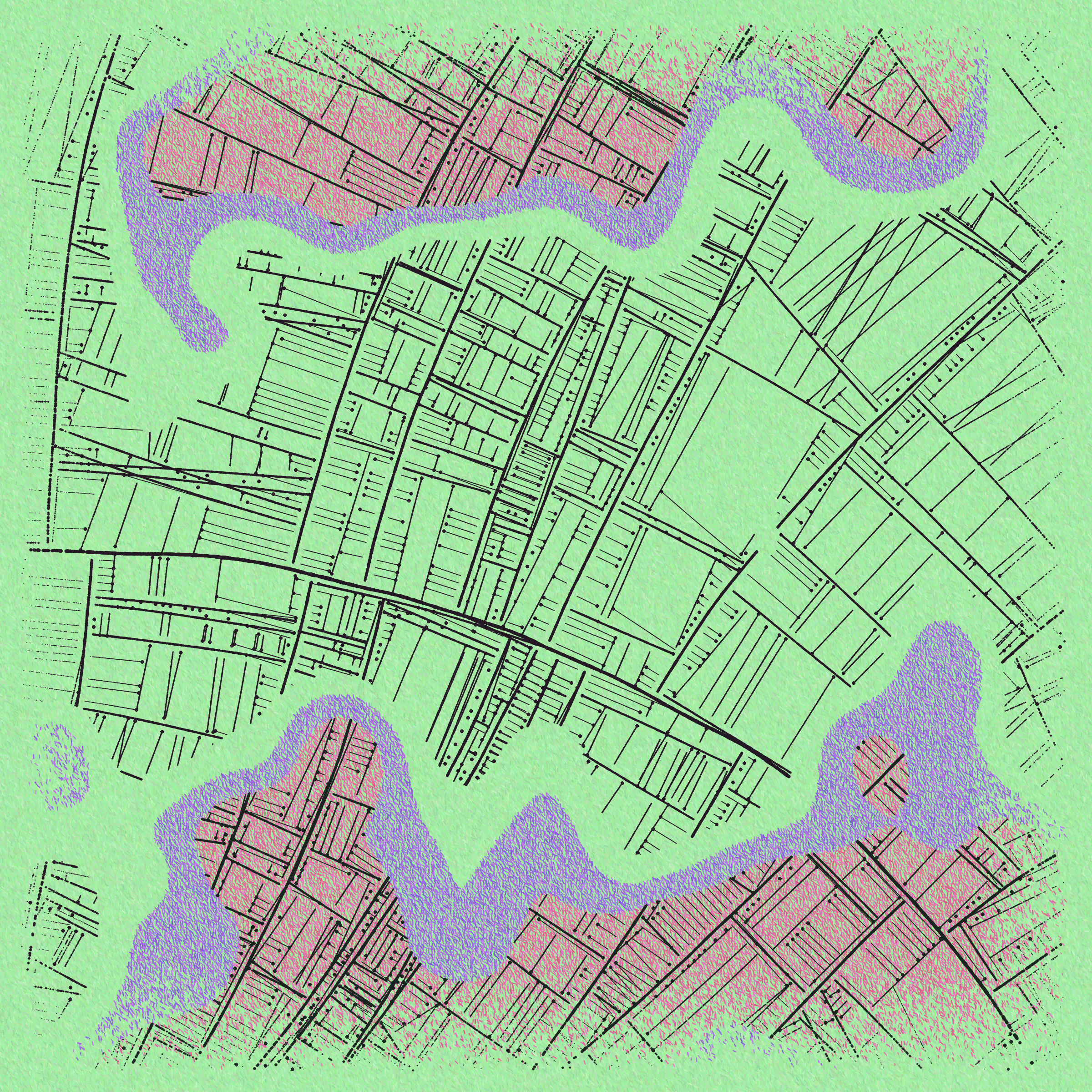 Art Blocks - Art Blocks v2 - Maps of Nothing #299 - NFT # 316000299
