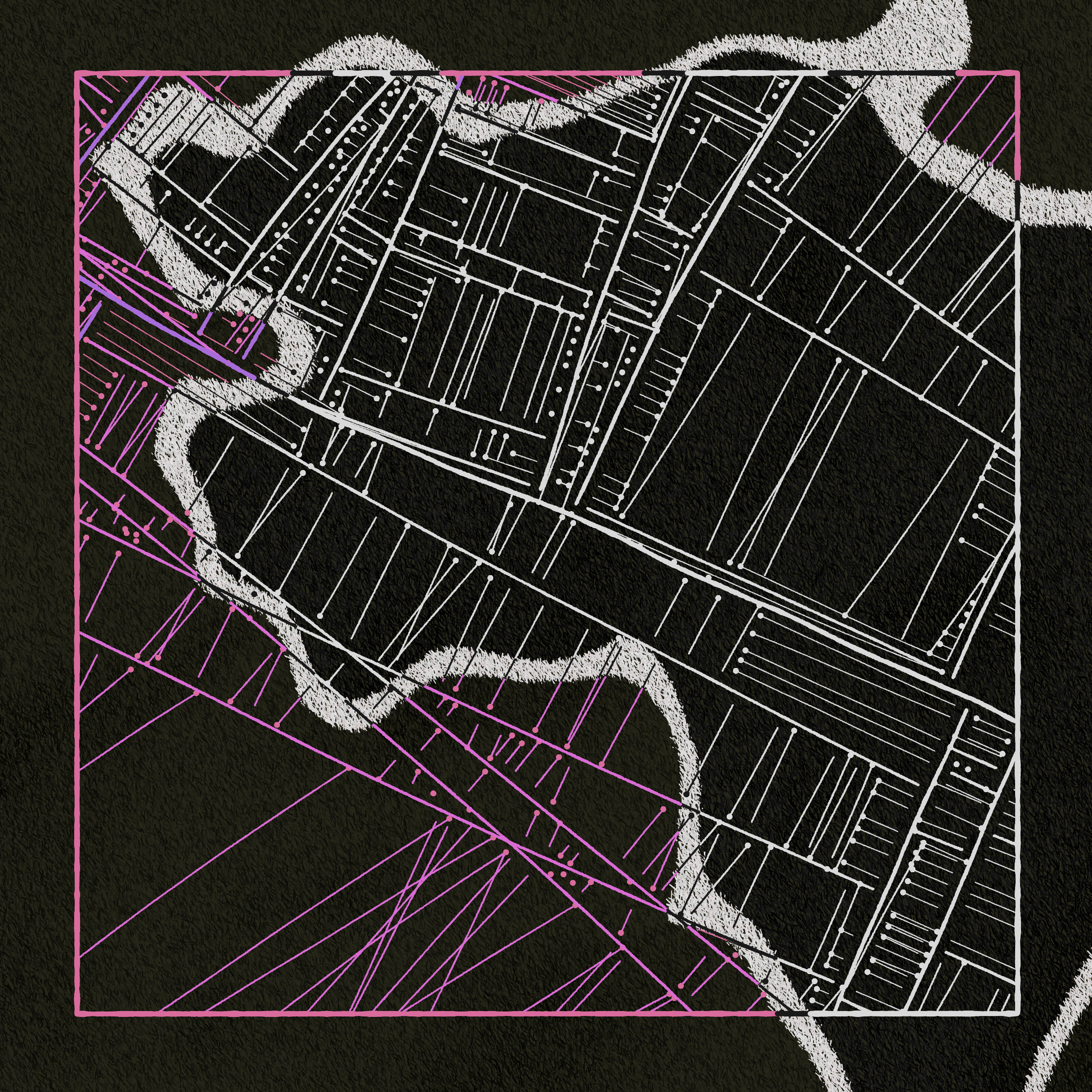 Art Blocks - Art Blocks v2 - Maps of Nothing #300 - NFT # 316000300