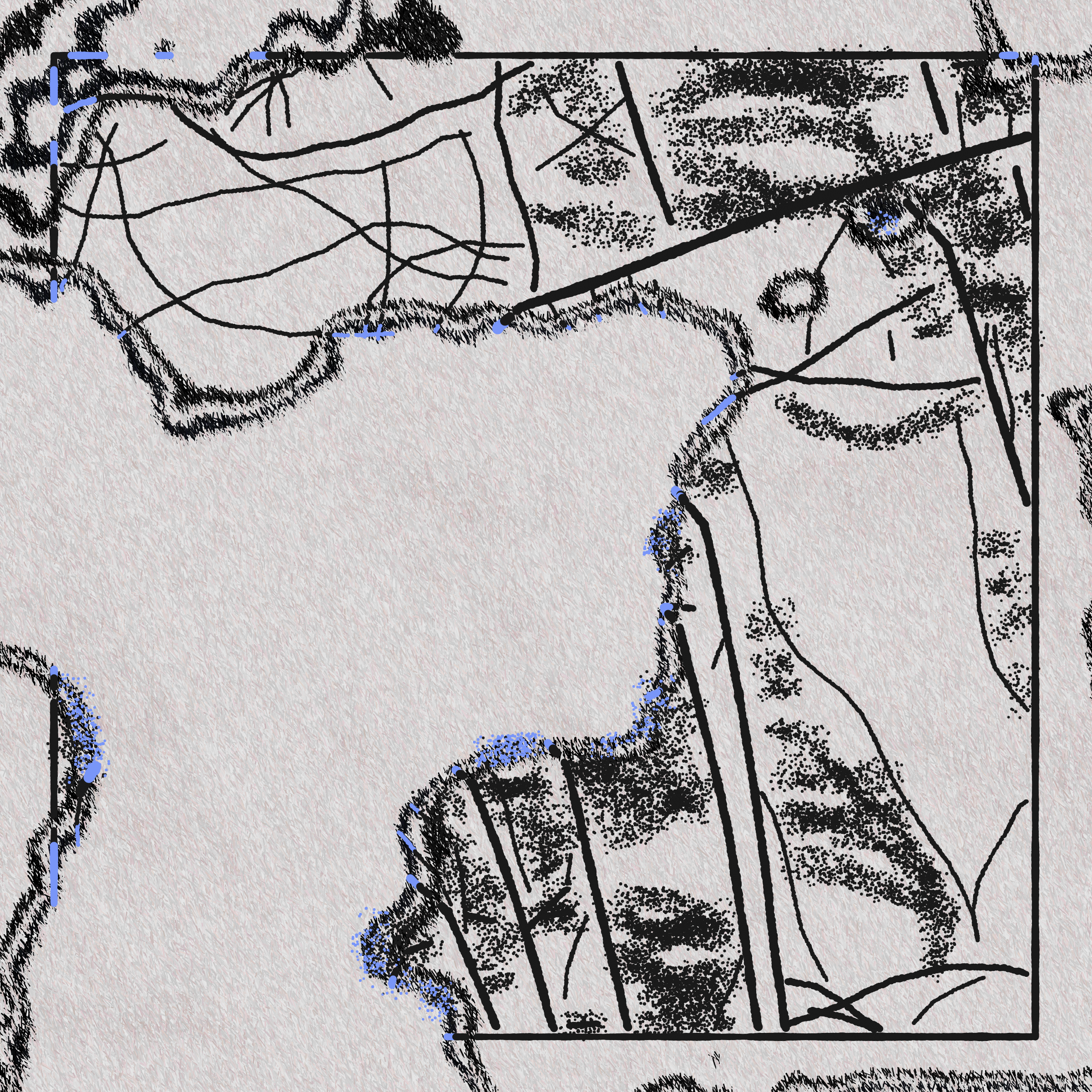 Art Blocks - Art Blocks v2 - Maps of Nothing #301 - NFT # 316000301