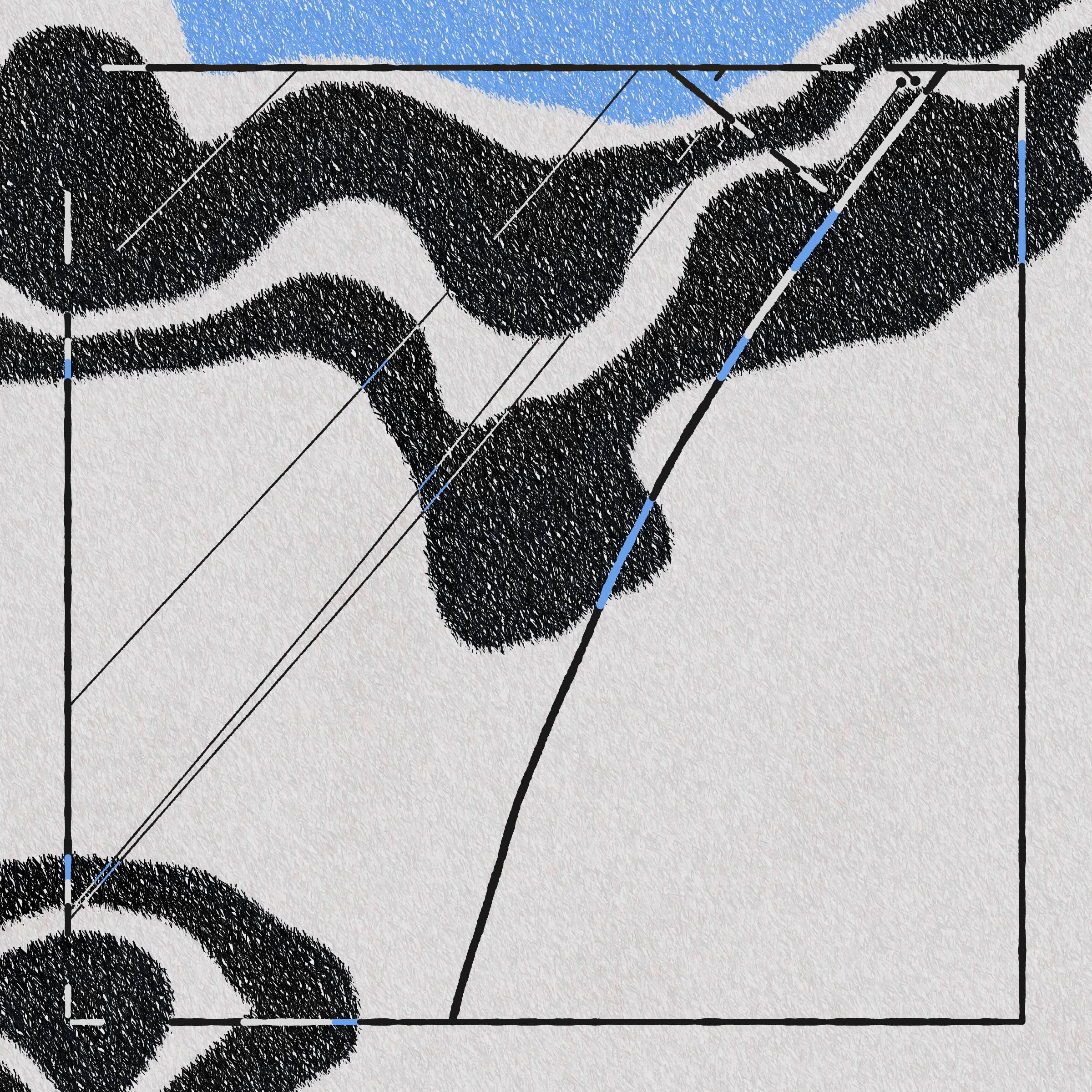 Art Blocks - Art Blocks v2 - Maps of Nothing #309 - NFT # 316000309