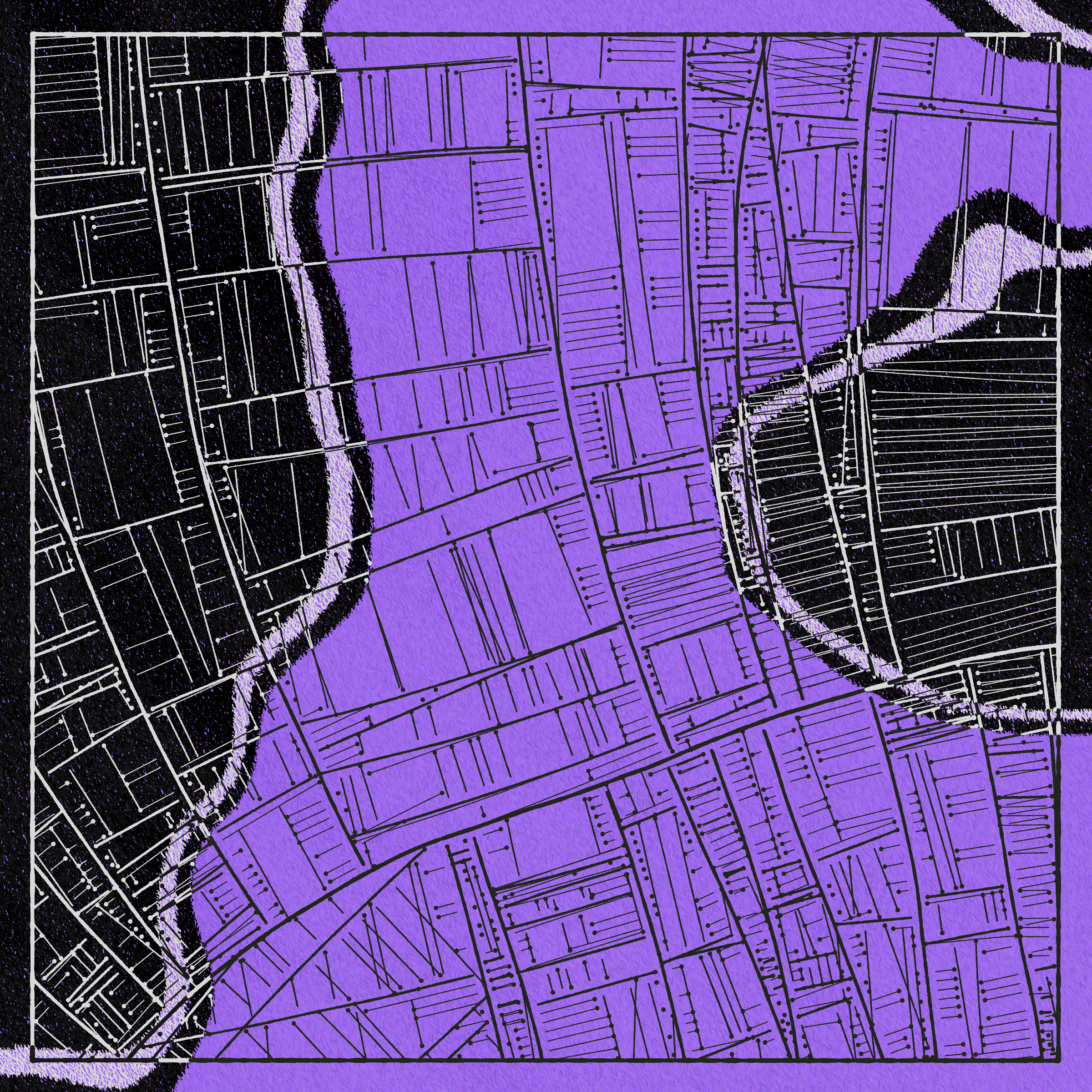 Art Blocks - Art Blocks v2 - Maps of Nothing #314 - NFT # 316000314