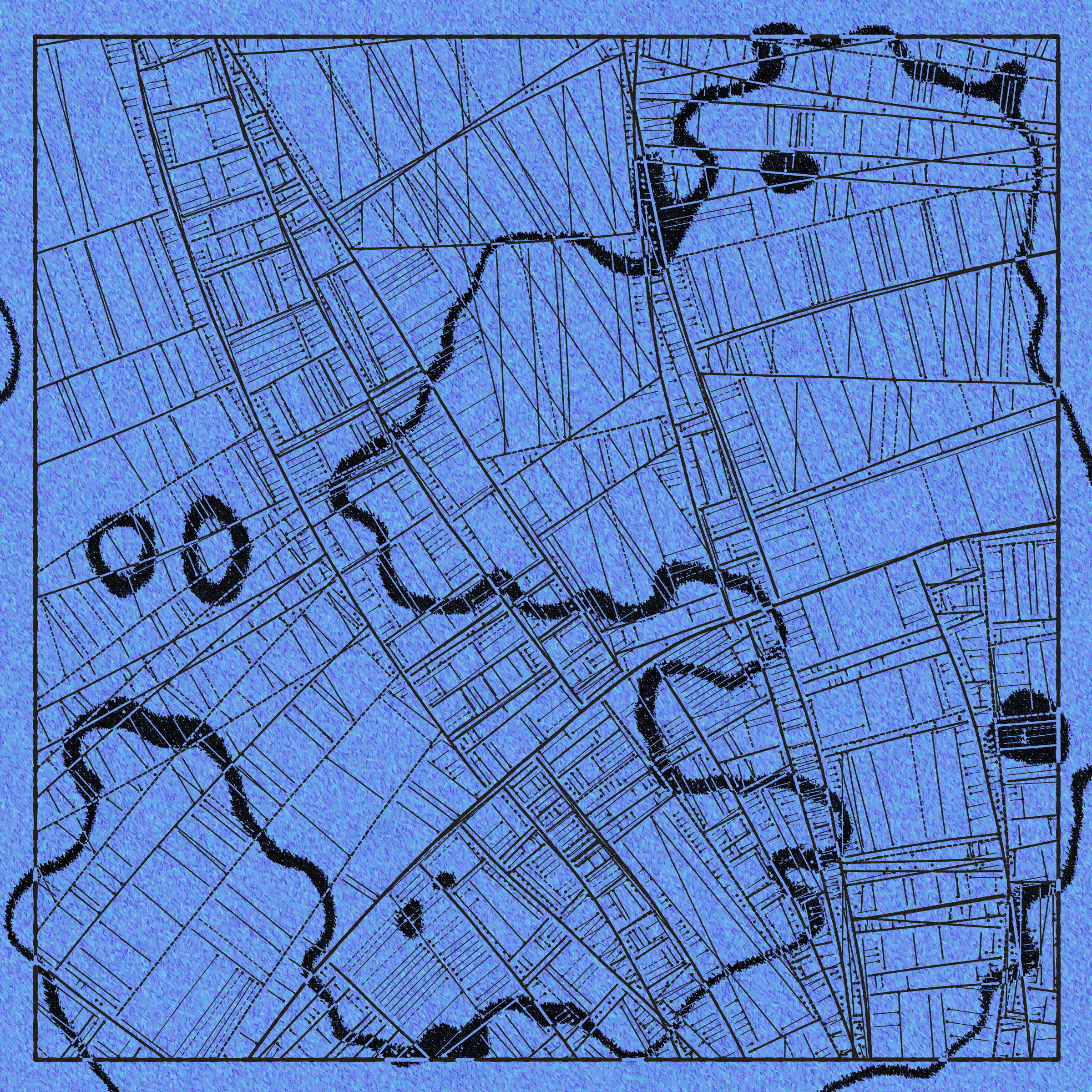 Art Blocks - Art Blocks v2 - Maps of Nothing #326 - NFT # 316000326