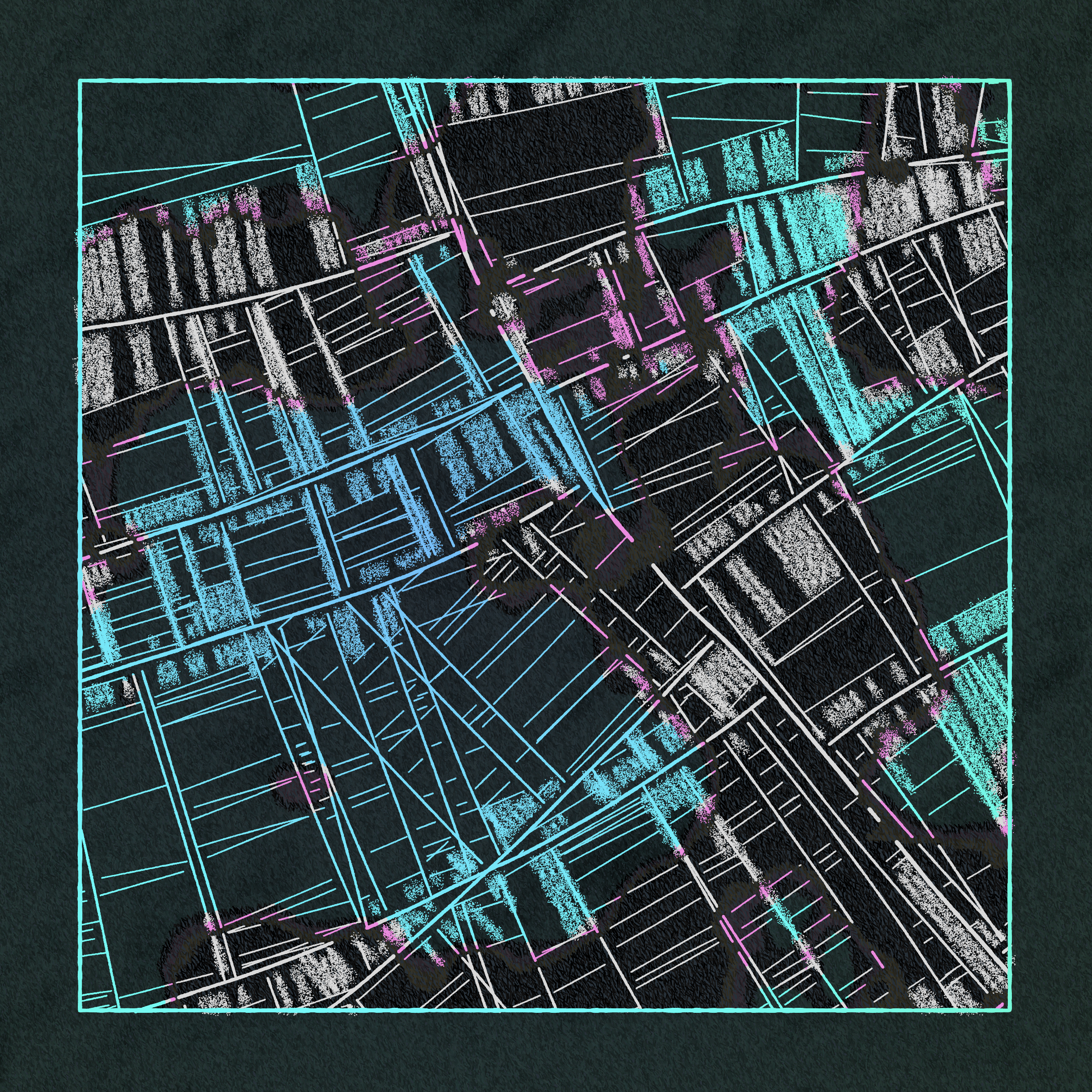 Art Blocks - Art Blocks v2 - Maps of Nothing #330 - NFT # 316000330