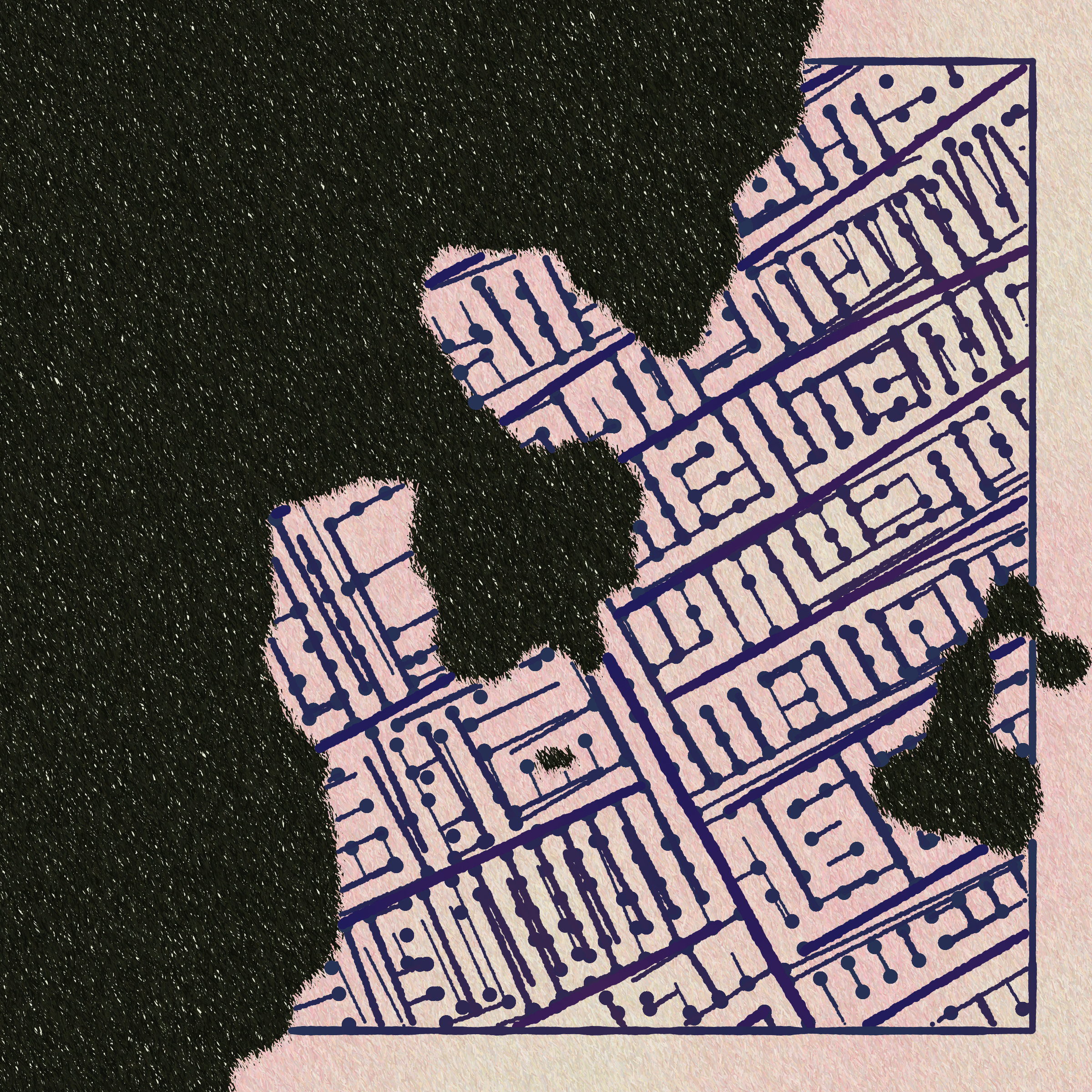 Art Blocks - Art Blocks v2 - Maps of Nothing #337 - NFT # 316000337