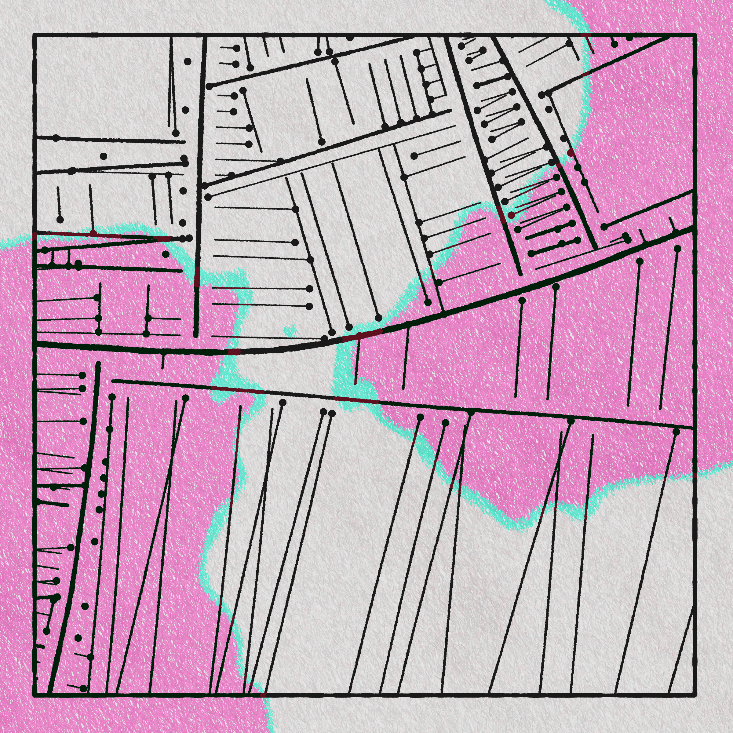 Art Blocks - Art Blocks v2 - Maps of Nothing #341 - NFT # 316000341
