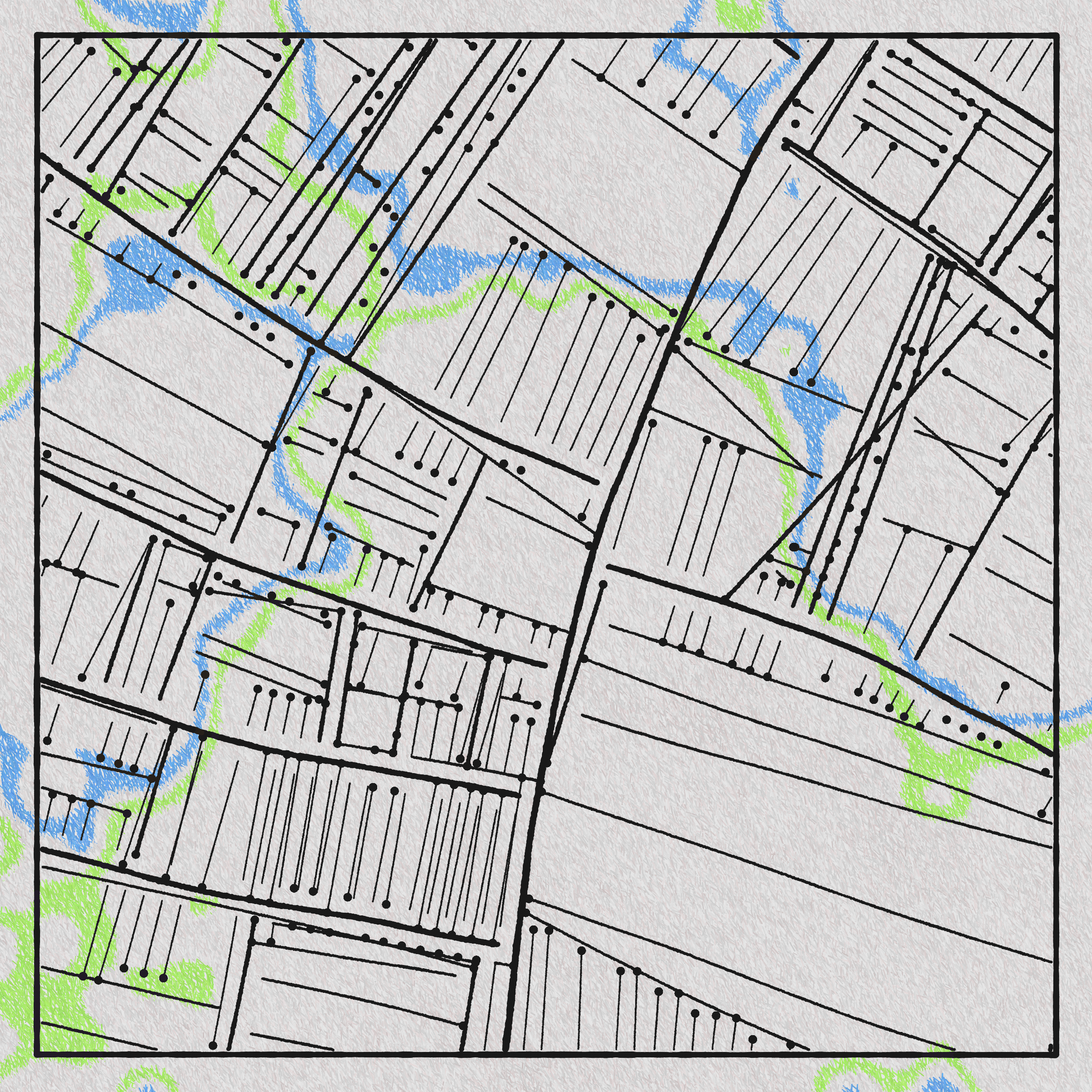 Art Blocks - Art Blocks v2 - Maps of Nothing #354 - NFT # 316000354