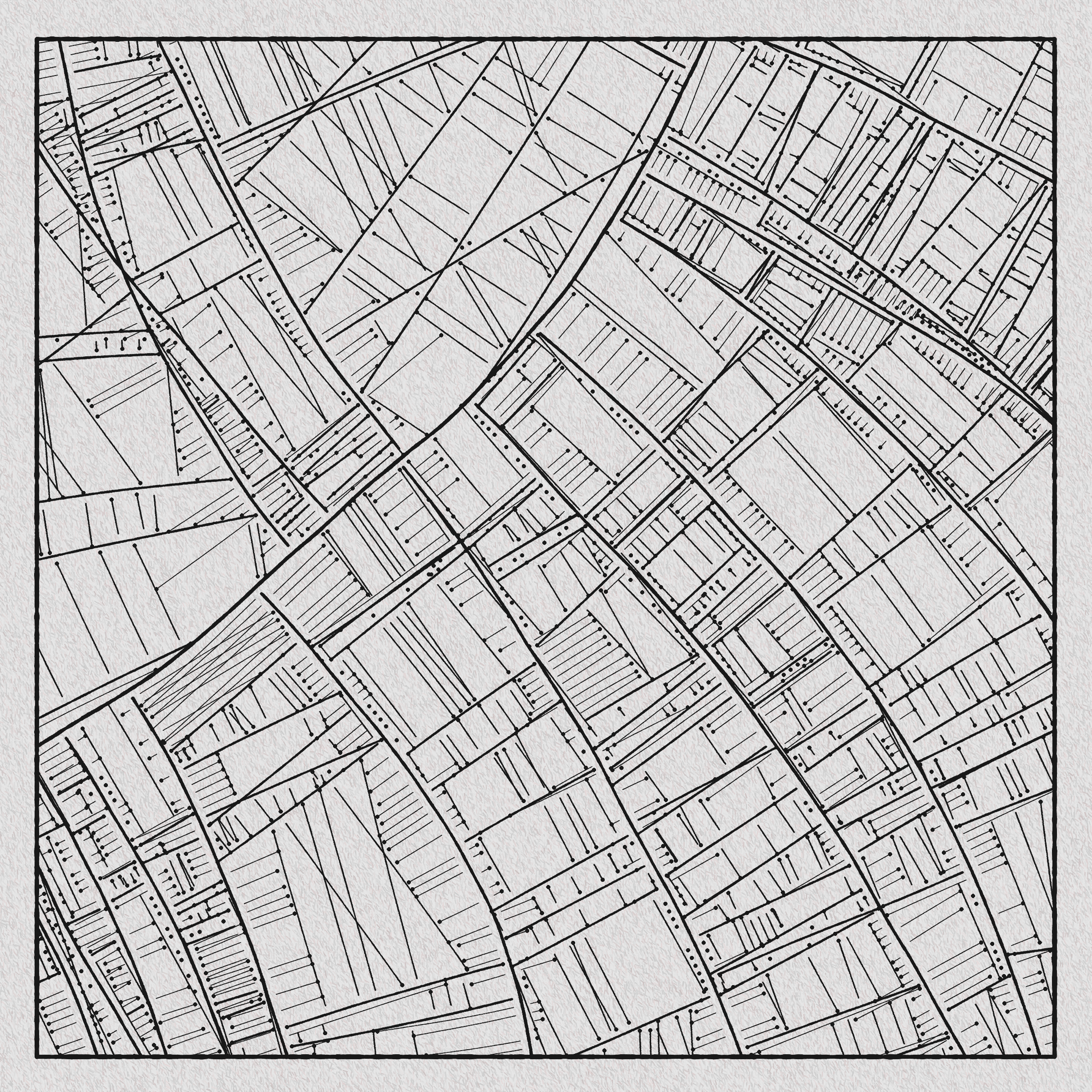 Art Blocks - Art Blocks v2 - Maps of Nothing #356 - NFT # 316000356