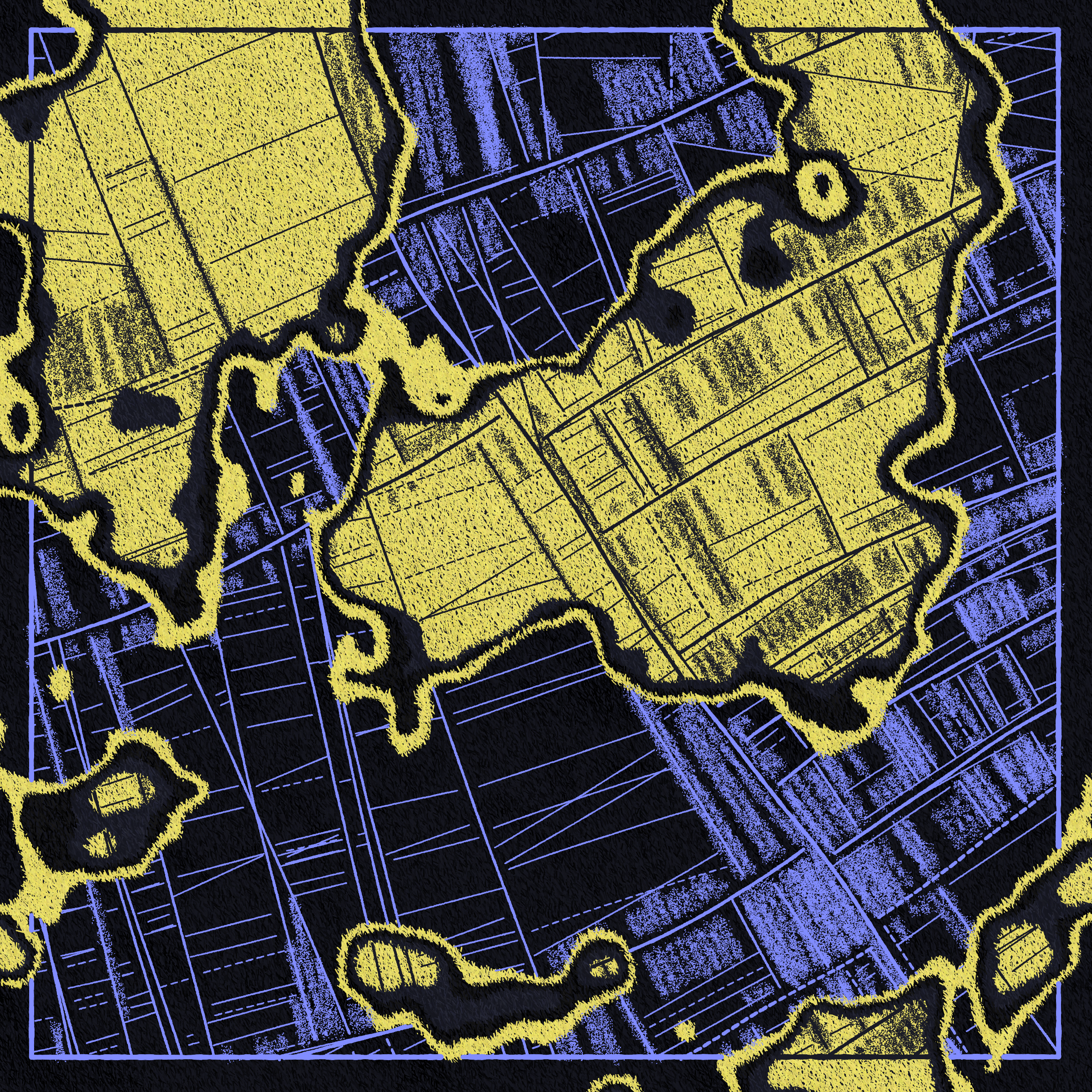 Art Blocks - Art Blocks v2 - Maps of Nothing #360 - NFT # 316000360