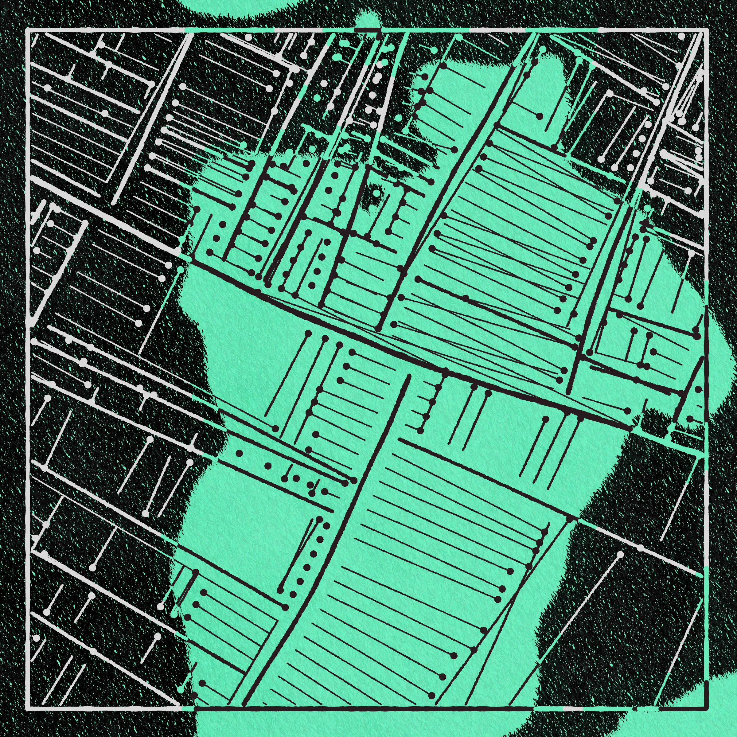 Art Blocks - Art Blocks v2 - Maps of Nothing #363 - NFT # 316000363