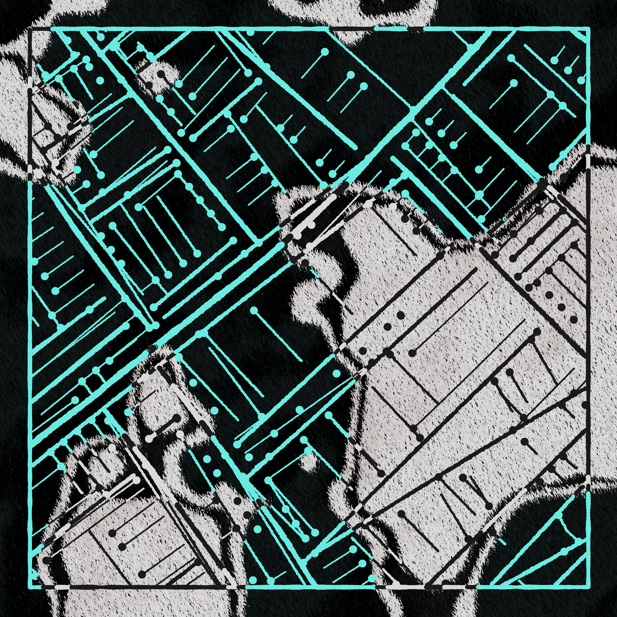 Art Blocks - Art Blocks v2 - Maps of Nothing #368 - NFT # 316000368