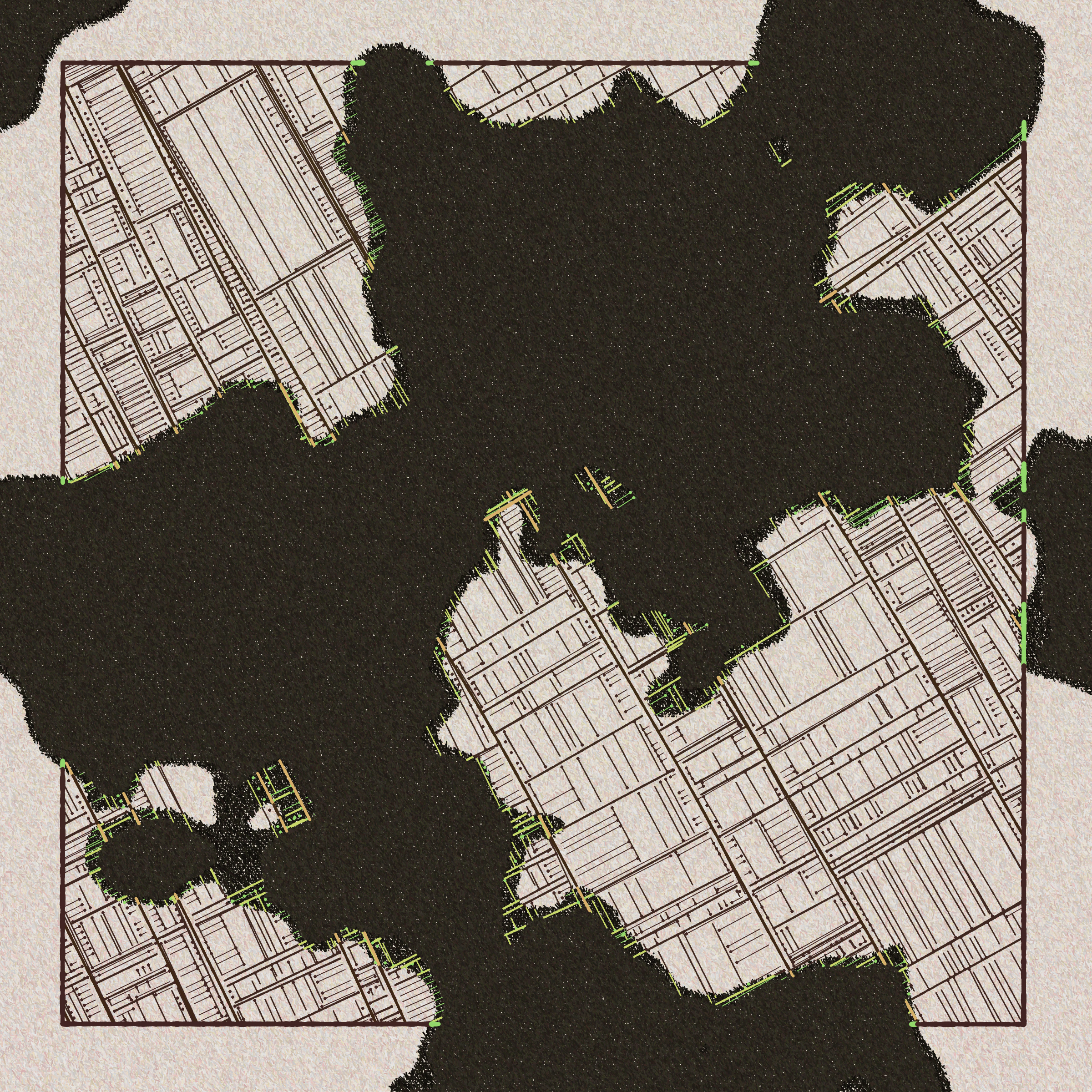 Art Blocks - Art Blocks v2 - Maps of Nothing #369 - NFT # 316000369