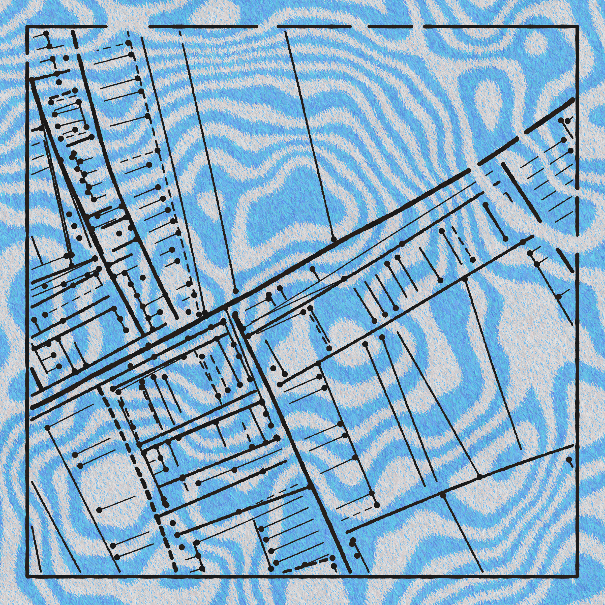 Art Blocks - Art Blocks v2 - Maps of Nothing #378 - NFT # 316000378