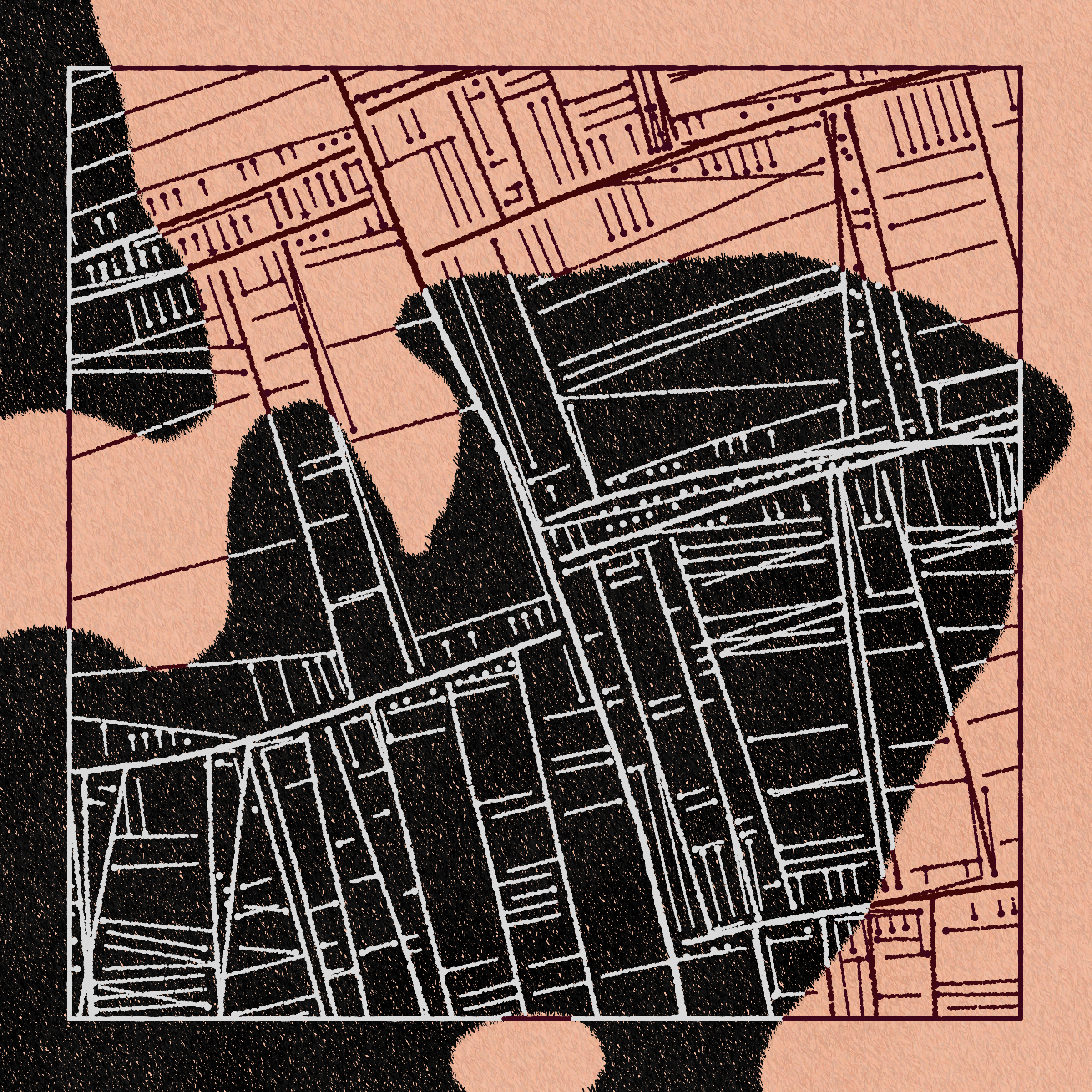 Art Blocks - Art Blocks v2 - Maps of Nothing #380 - NFT # 316000380