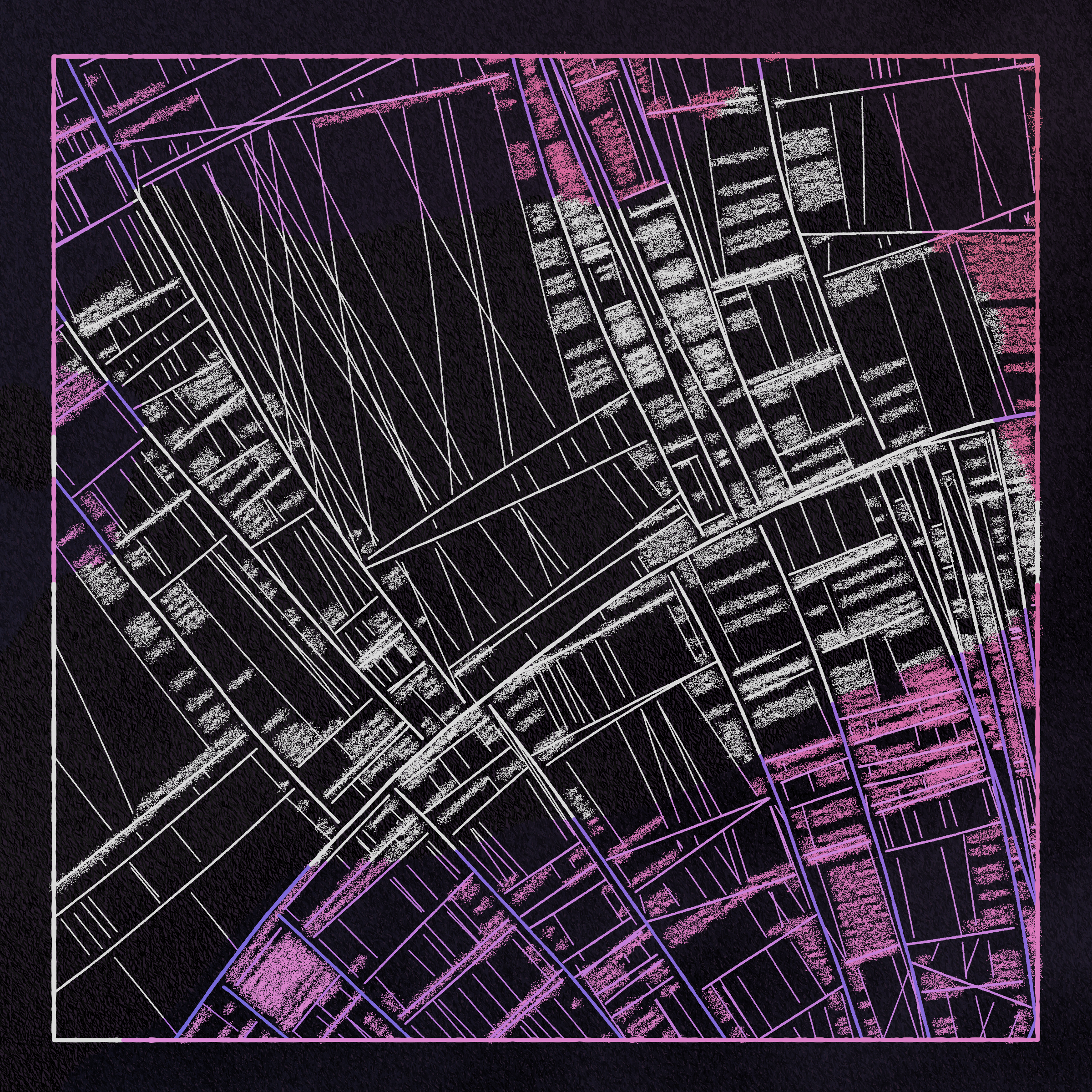 Art Blocks - Art Blocks v2 - Maps of Nothing #390 - NFT # 316000390