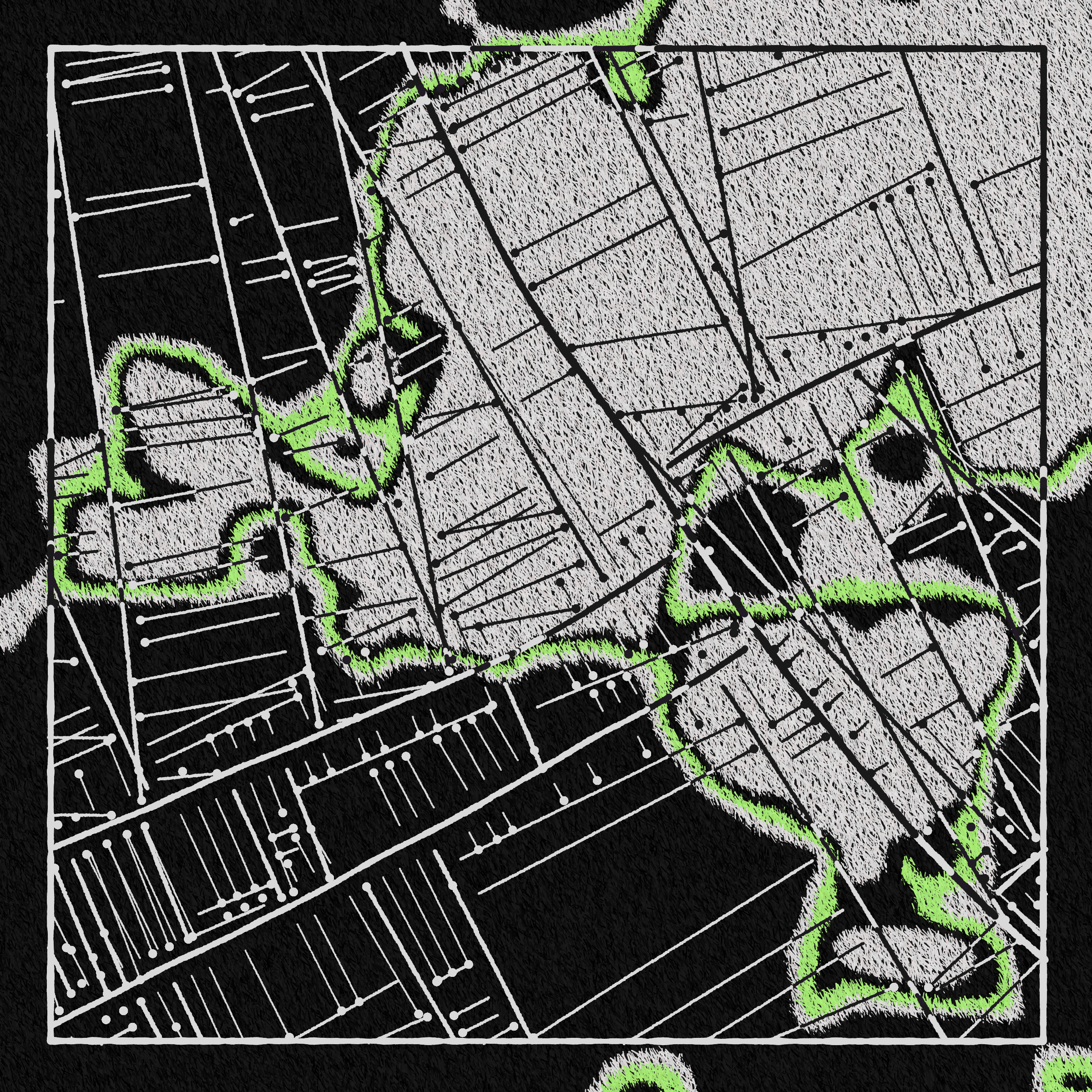 Art Blocks - Art Blocks v2 - Maps of Nothing #400 - NFT # 316000400