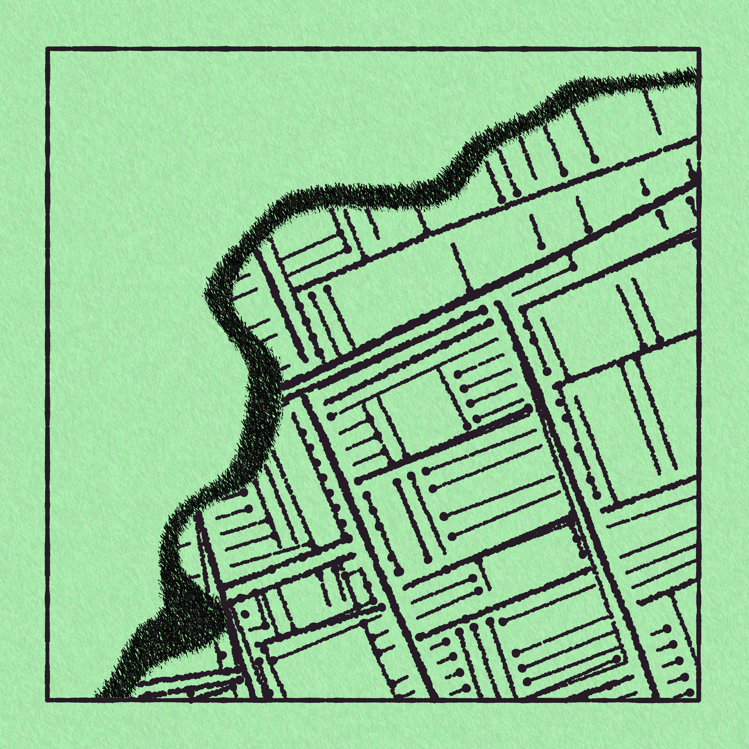 Art Blocks - Art Blocks v2 - Maps of Nothing #403 - NFT # 316000403