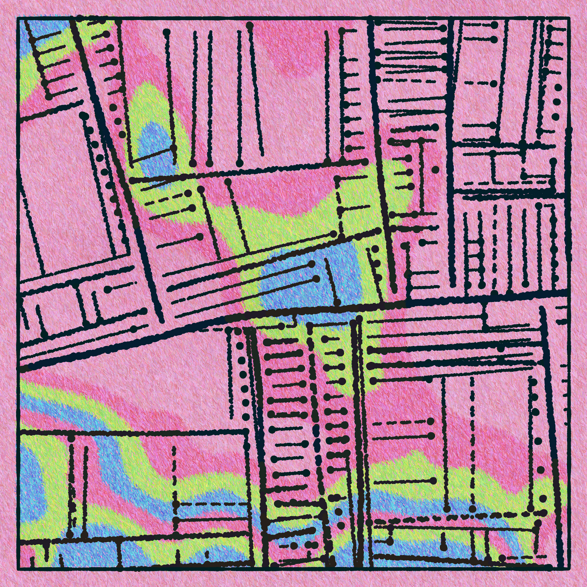 Art Blocks - Art Blocks v2 - Maps of Nothing #409 - NFT # 316000409