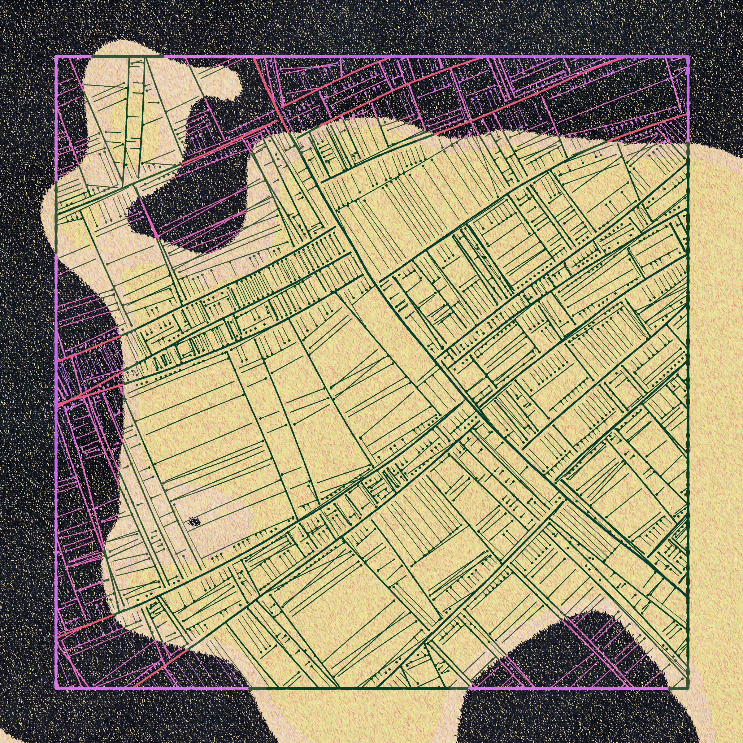 Art Blocks - Art Blocks v2 - Maps of Nothing #410 - NFT # 316000410