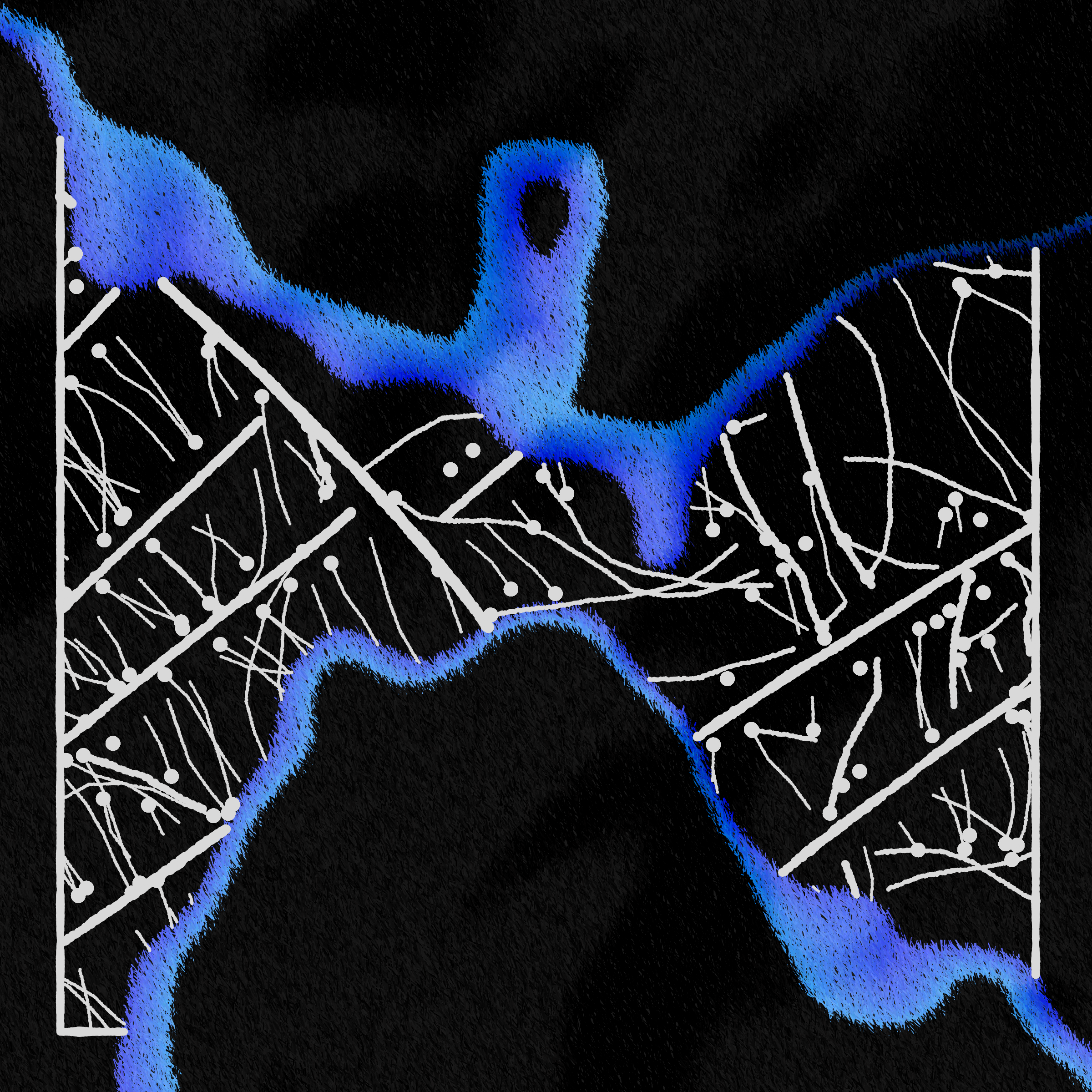 Art Blocks - Art Blocks v2 - Maps of Nothing #415 - NFT # 316000415