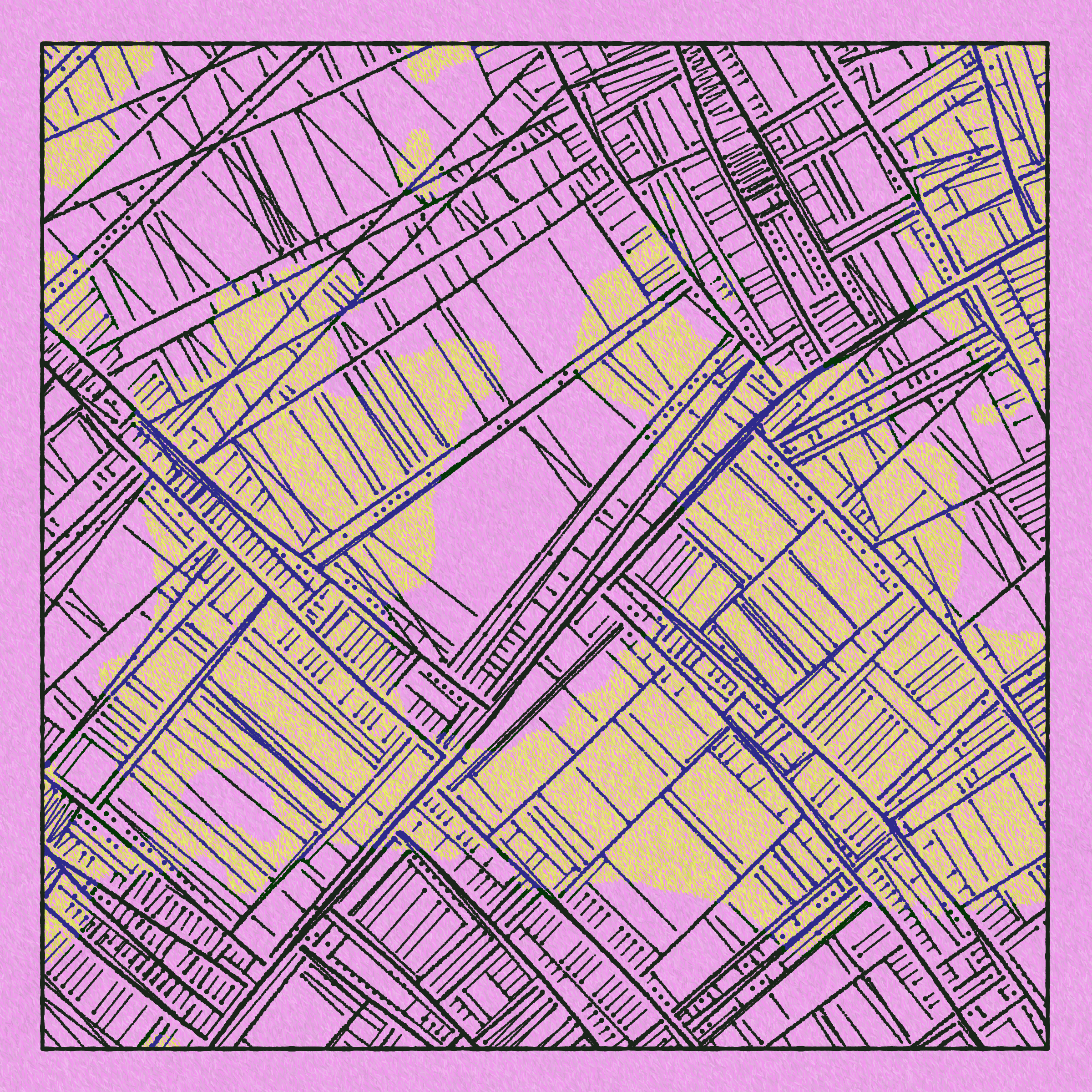 Art Blocks - Art Blocks v2 - Maps of Nothing #417 - NFT # 316000417