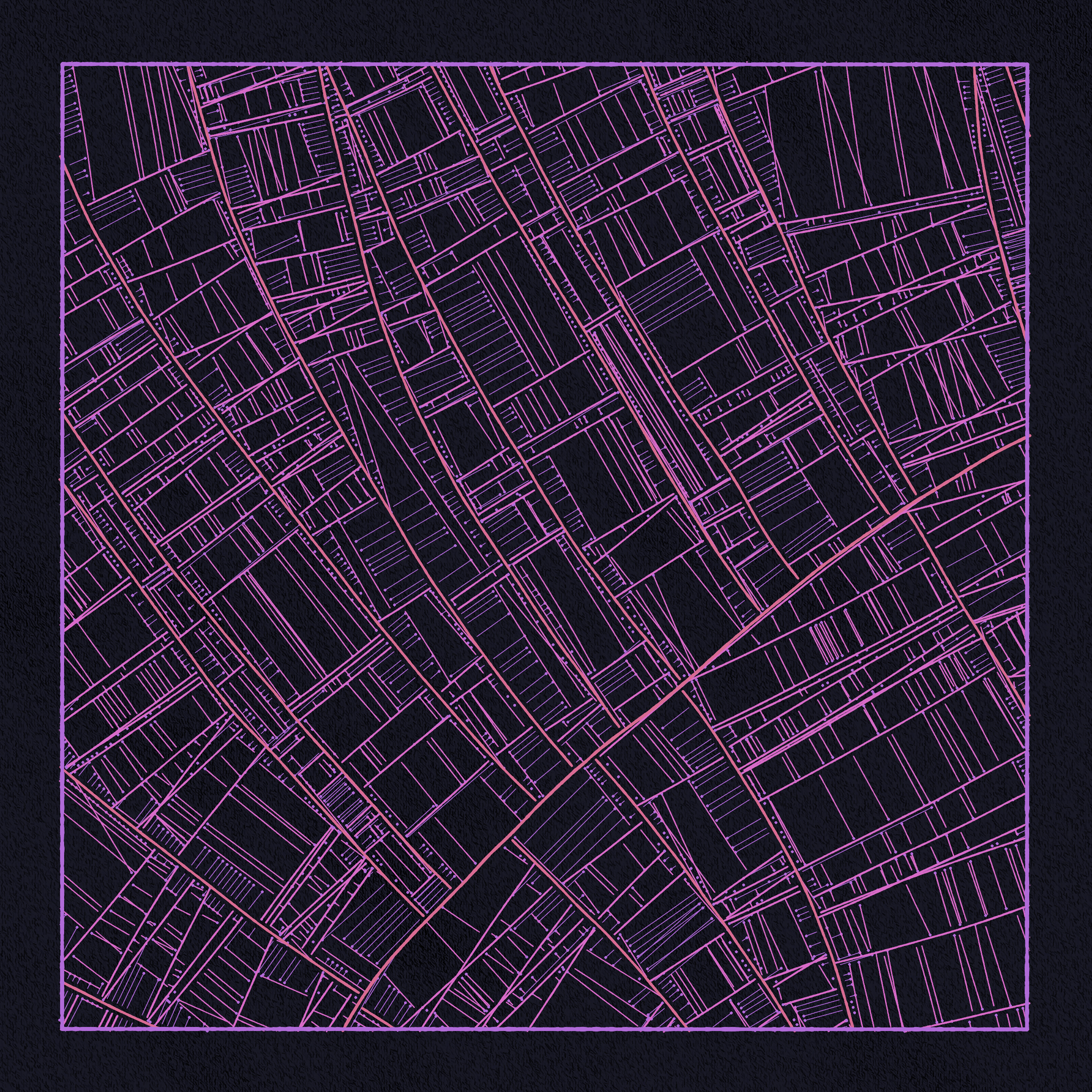 Art Blocks - Art Blocks v2 - Maps of Nothing #425 - NFT # 316000425