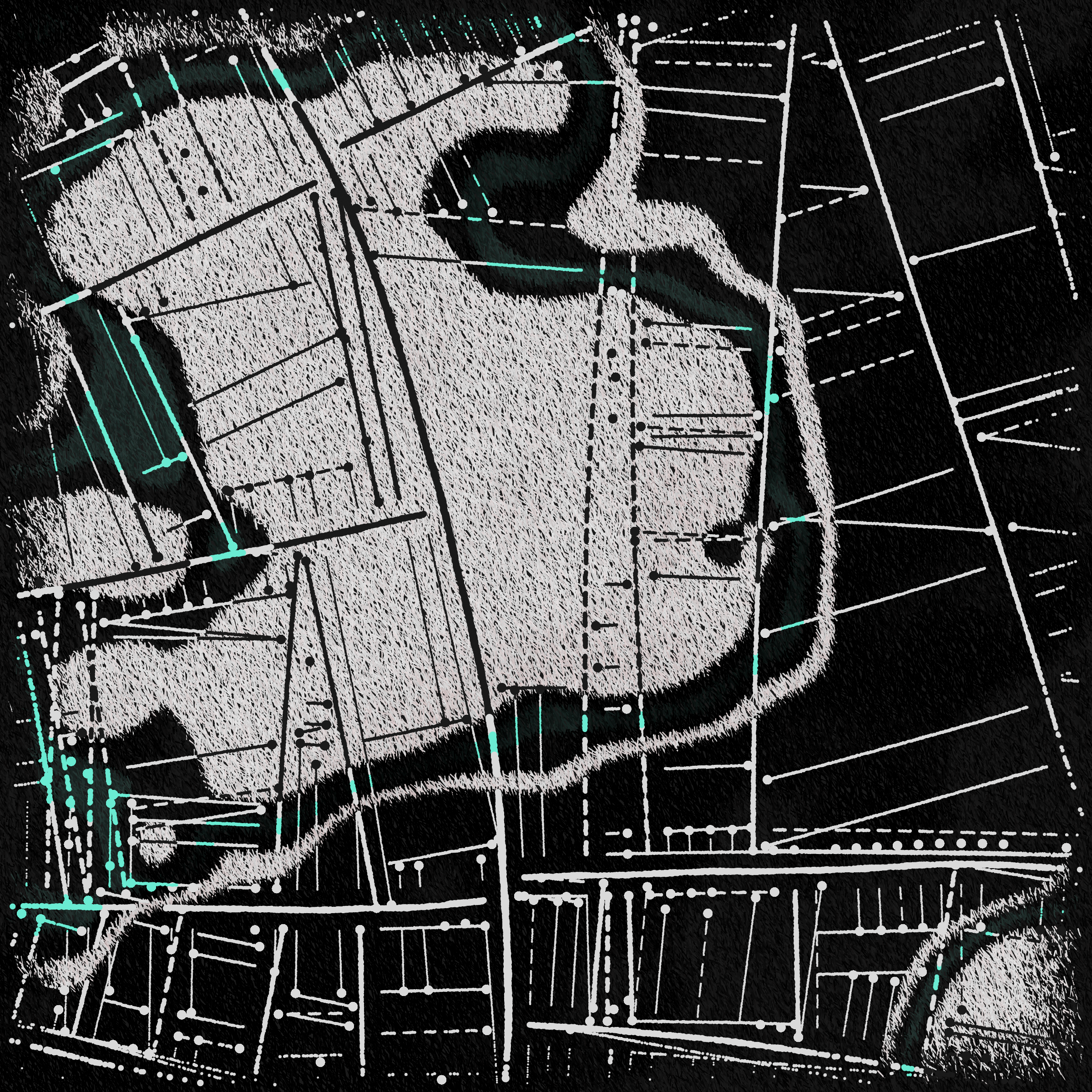 Art Blocks - Art Blocks v2 - Maps of Nothing #429 - NFT # 316000429