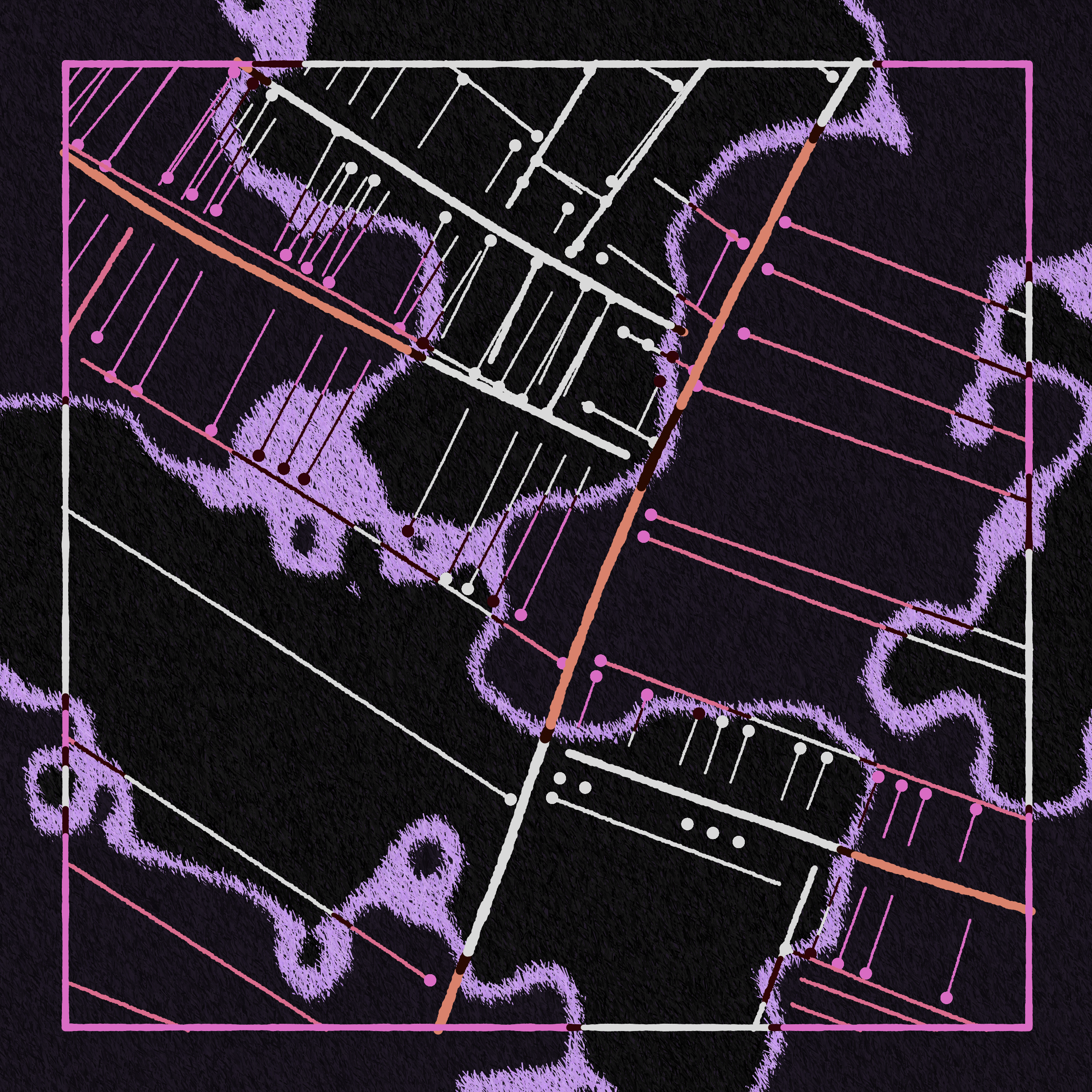 Art Blocks - Art Blocks v2 - Maps of Nothing #430 - NFT # 316000430