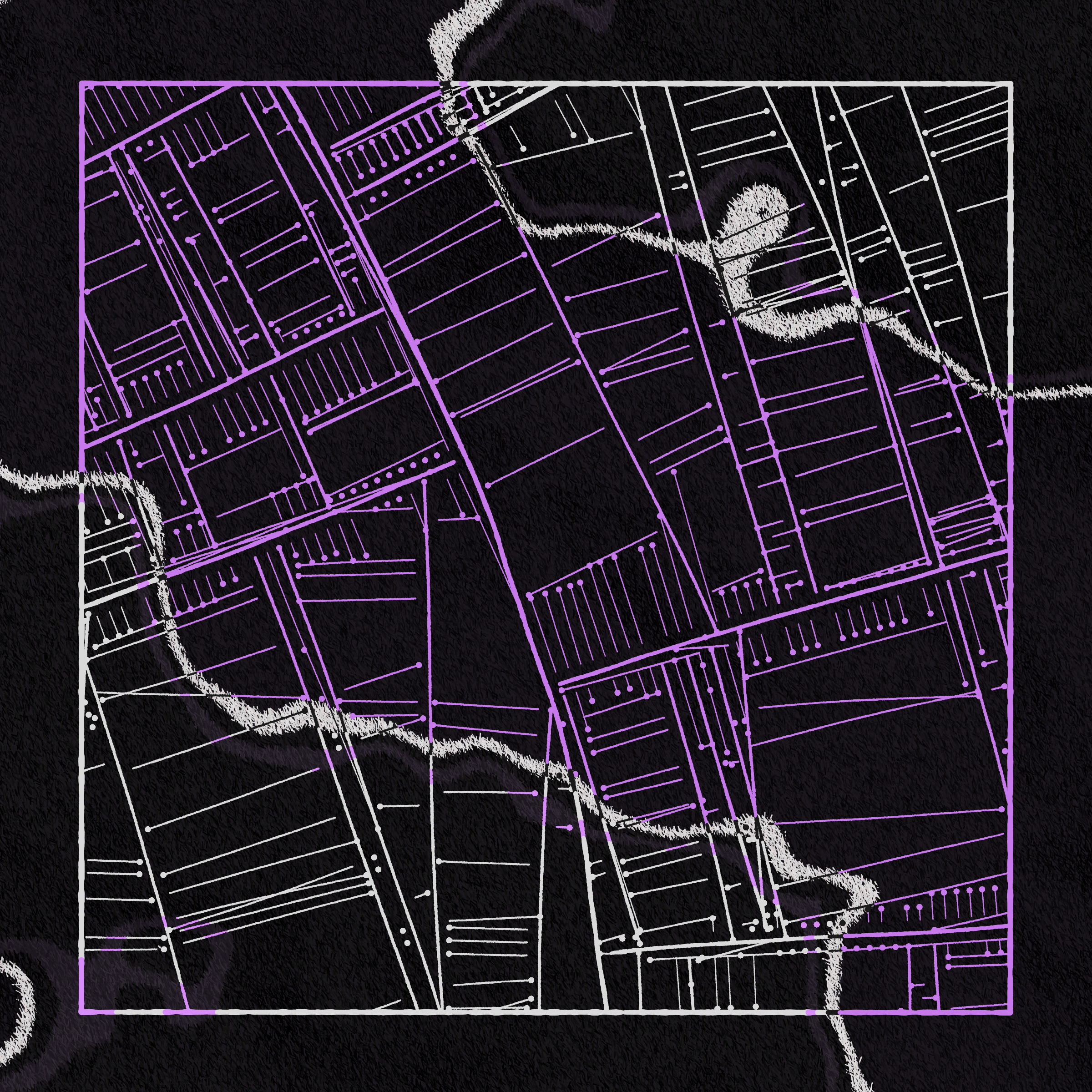 Art Blocks - Art Blocks v2 - Maps of Nothing #433 - NFT # 316000433