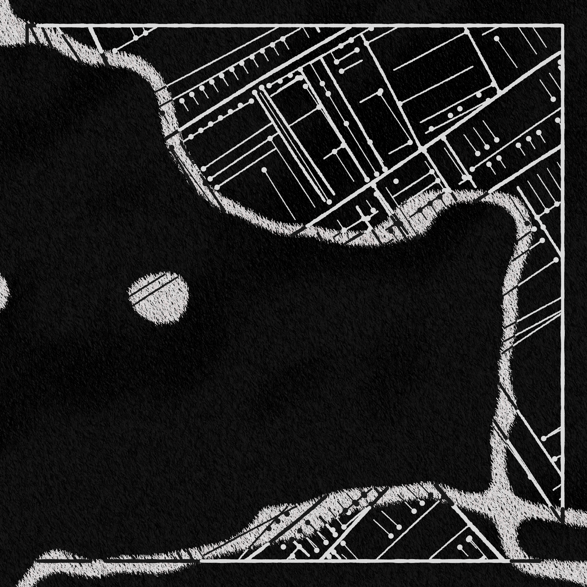 Art Blocks - Art Blocks v2 - Maps of Nothing #434 - NFT # 316000434