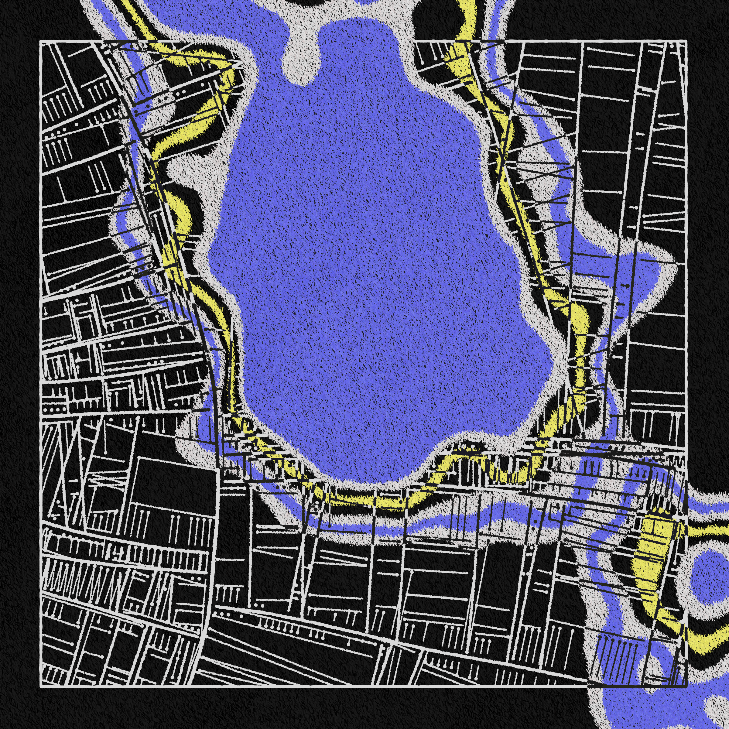 Art Blocks - Art Blocks v2 - Maps of Nothing #437 - NFT # 316000437