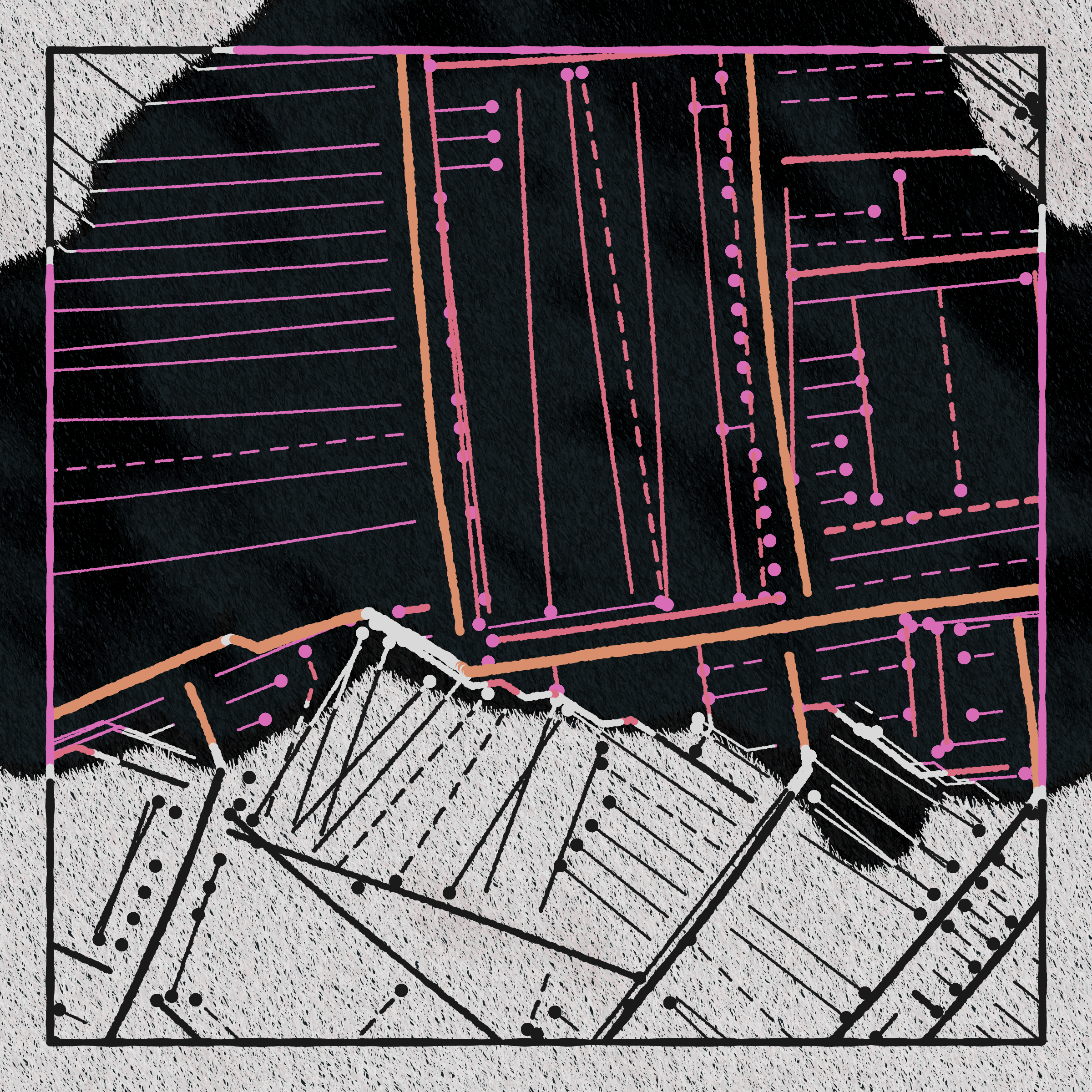 Art Blocks - Art Blocks v2 - Maps of Nothing #442 - NFT # 316000442