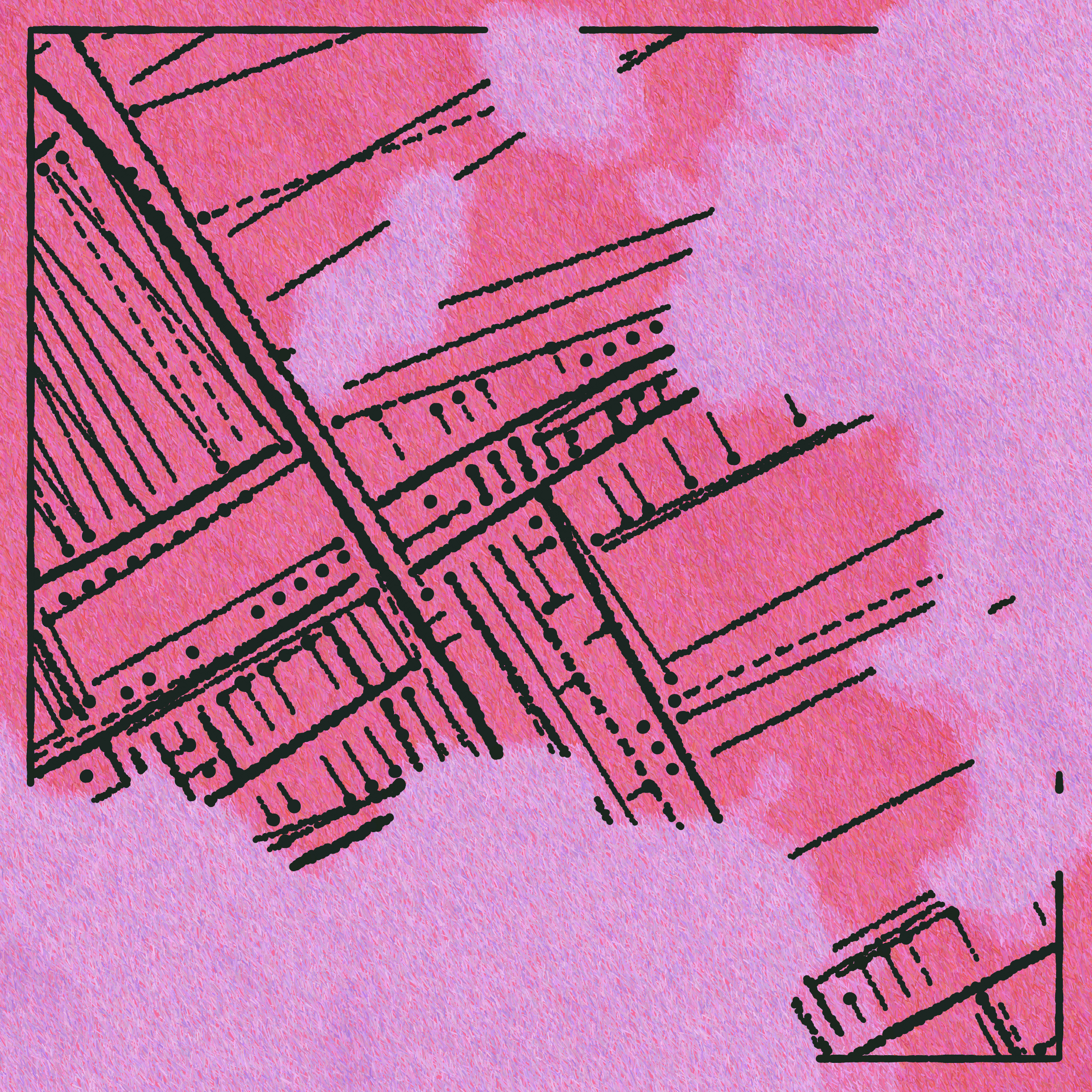 Art Blocks - Art Blocks v2 - Maps of Nothing #451 - NFT # 316000451