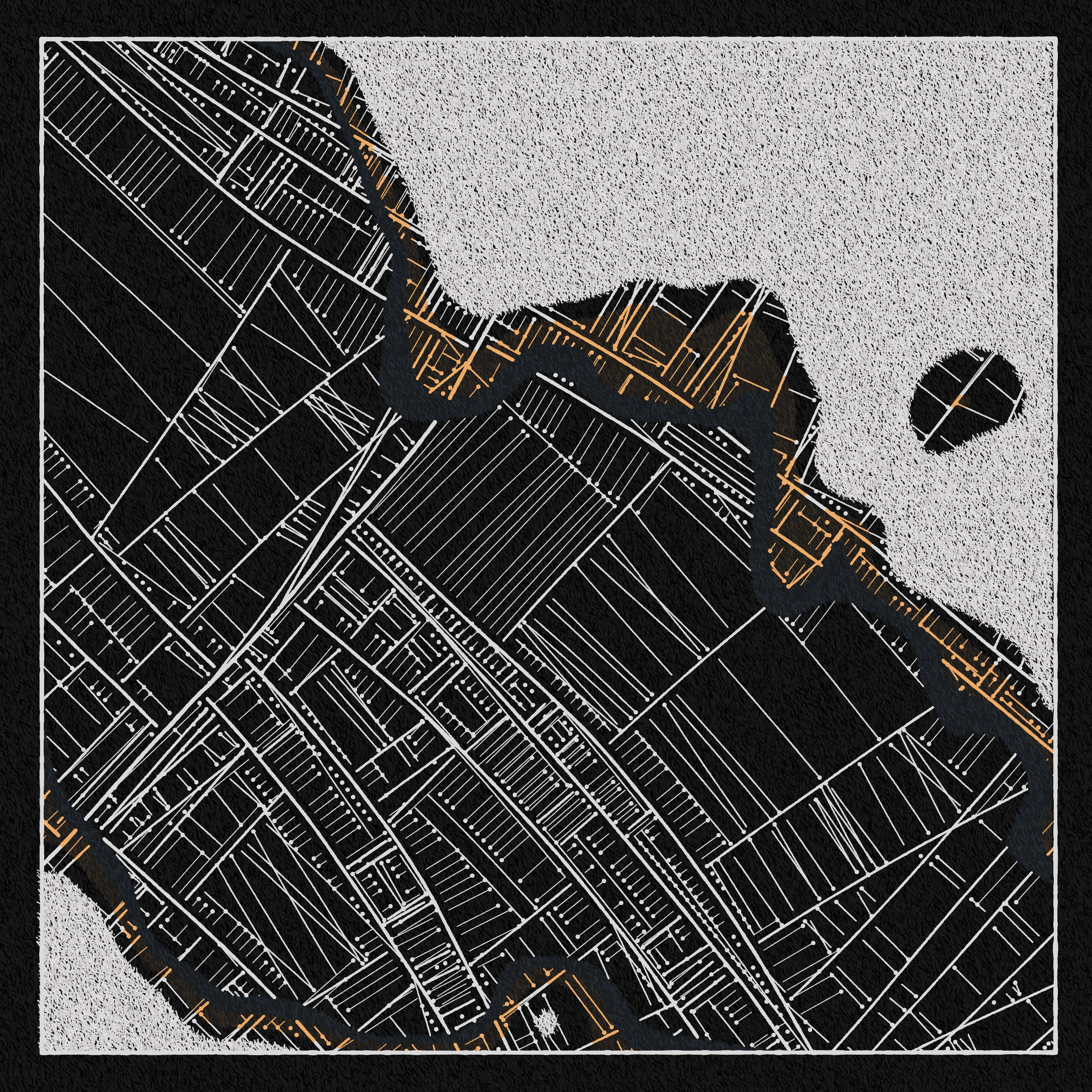Art Blocks - Art Blocks v2 - Maps of Nothing #454 - NFT # 316000454