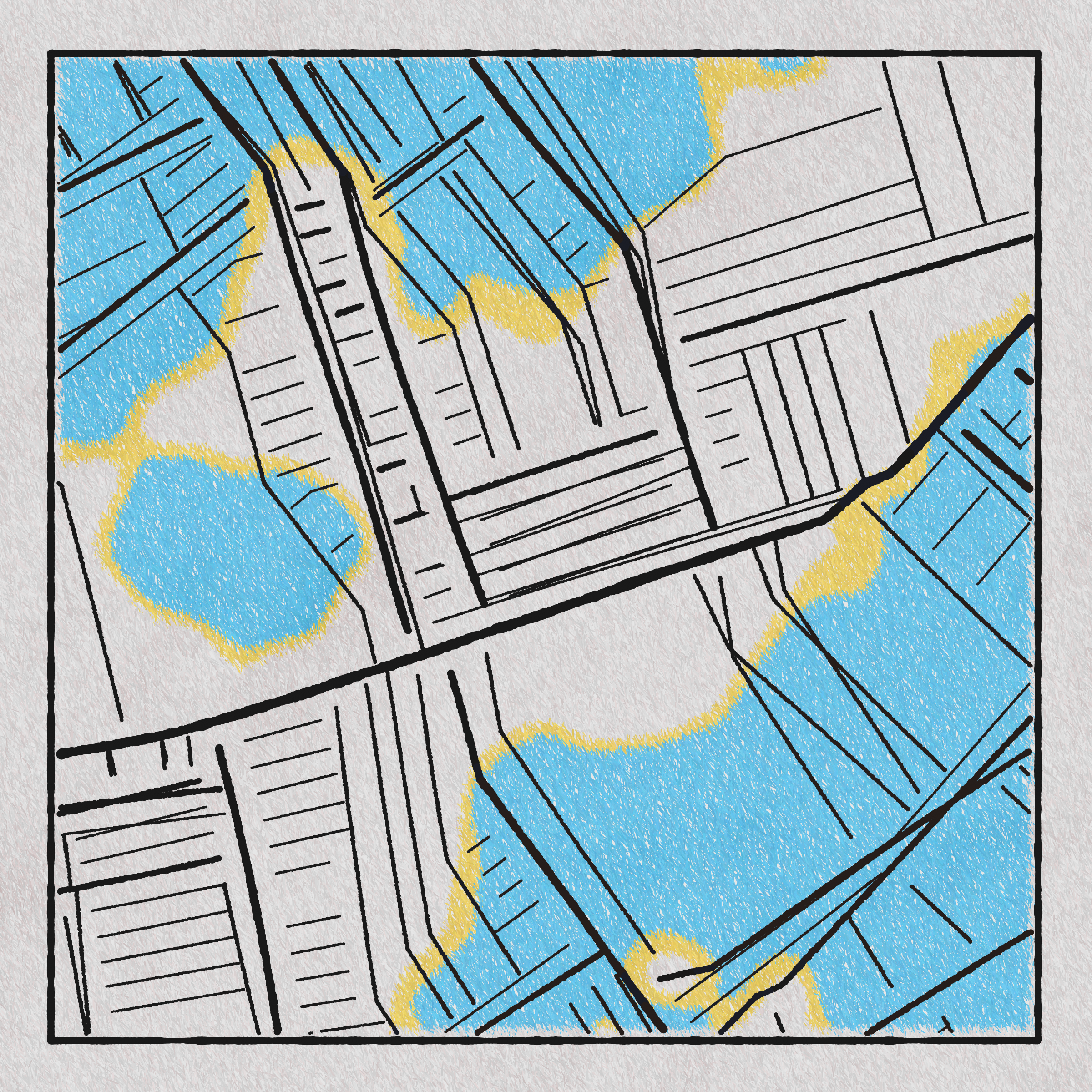 Art Blocks - Art Blocks v2 - Maps of Nothing #456 - NFT # 316000456