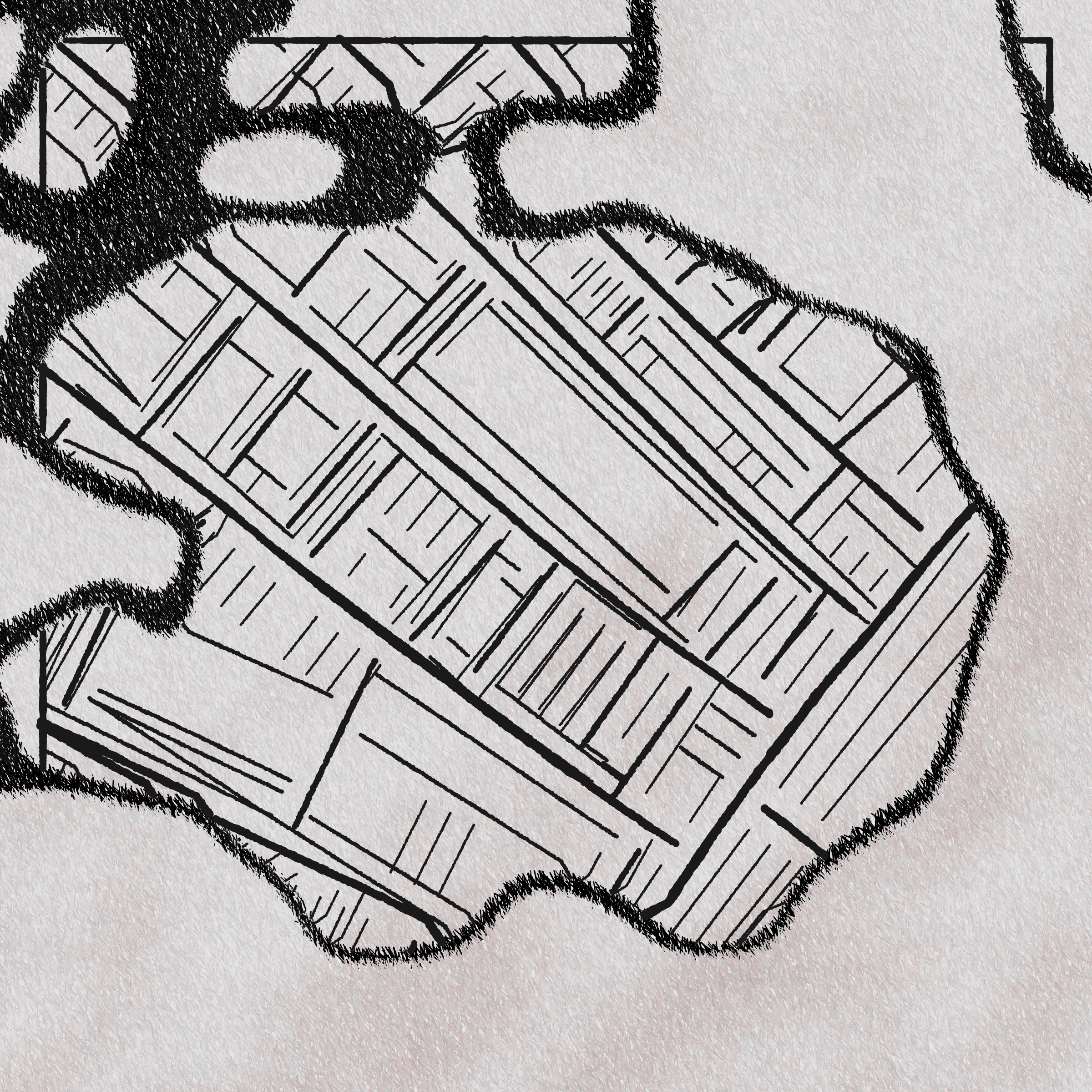 Art Blocks - Art Blocks v2 - Maps of Nothing #461 - NFT # 316000461