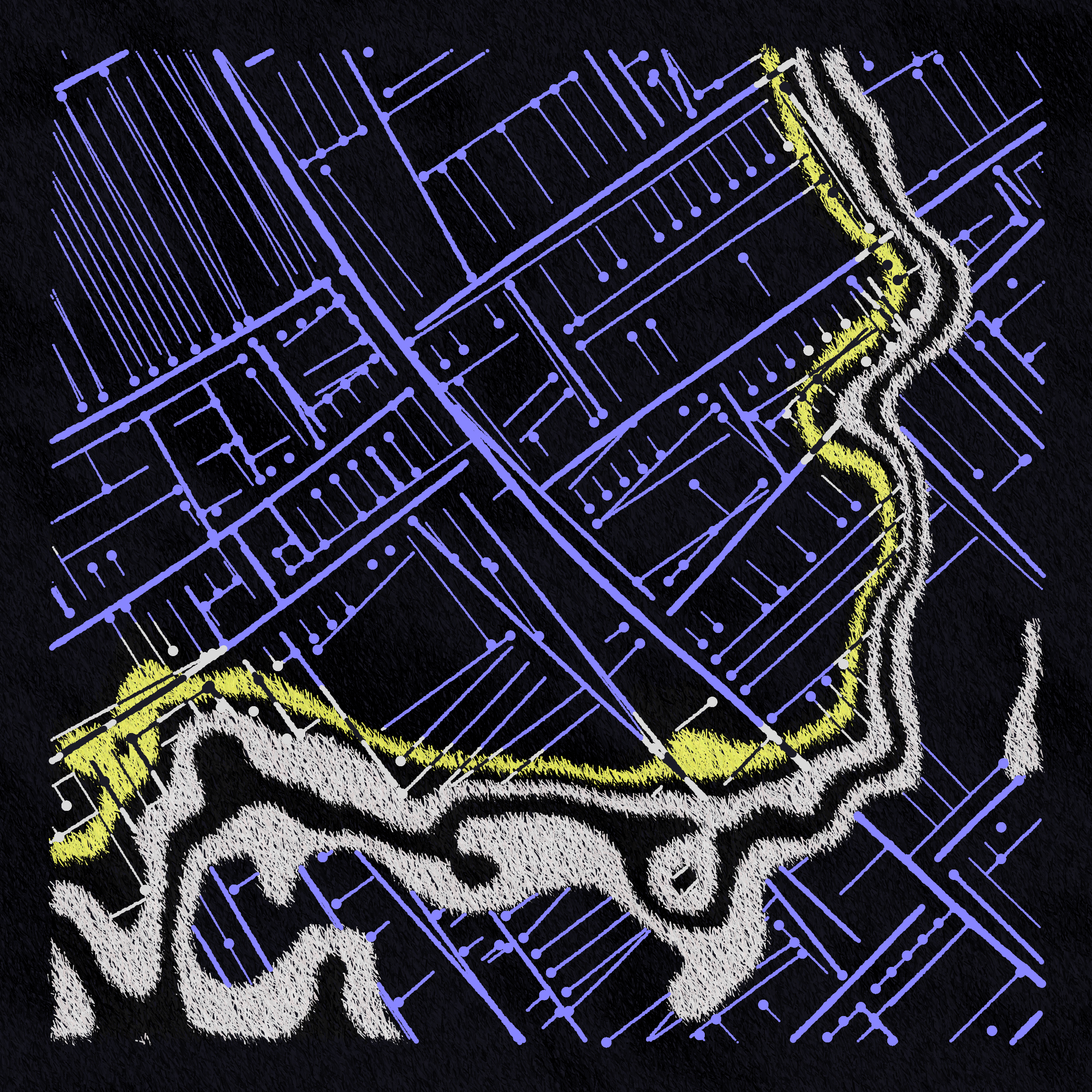 Art Blocks - Art Blocks v2 - Maps of Nothing #471 - NFT # 316000471