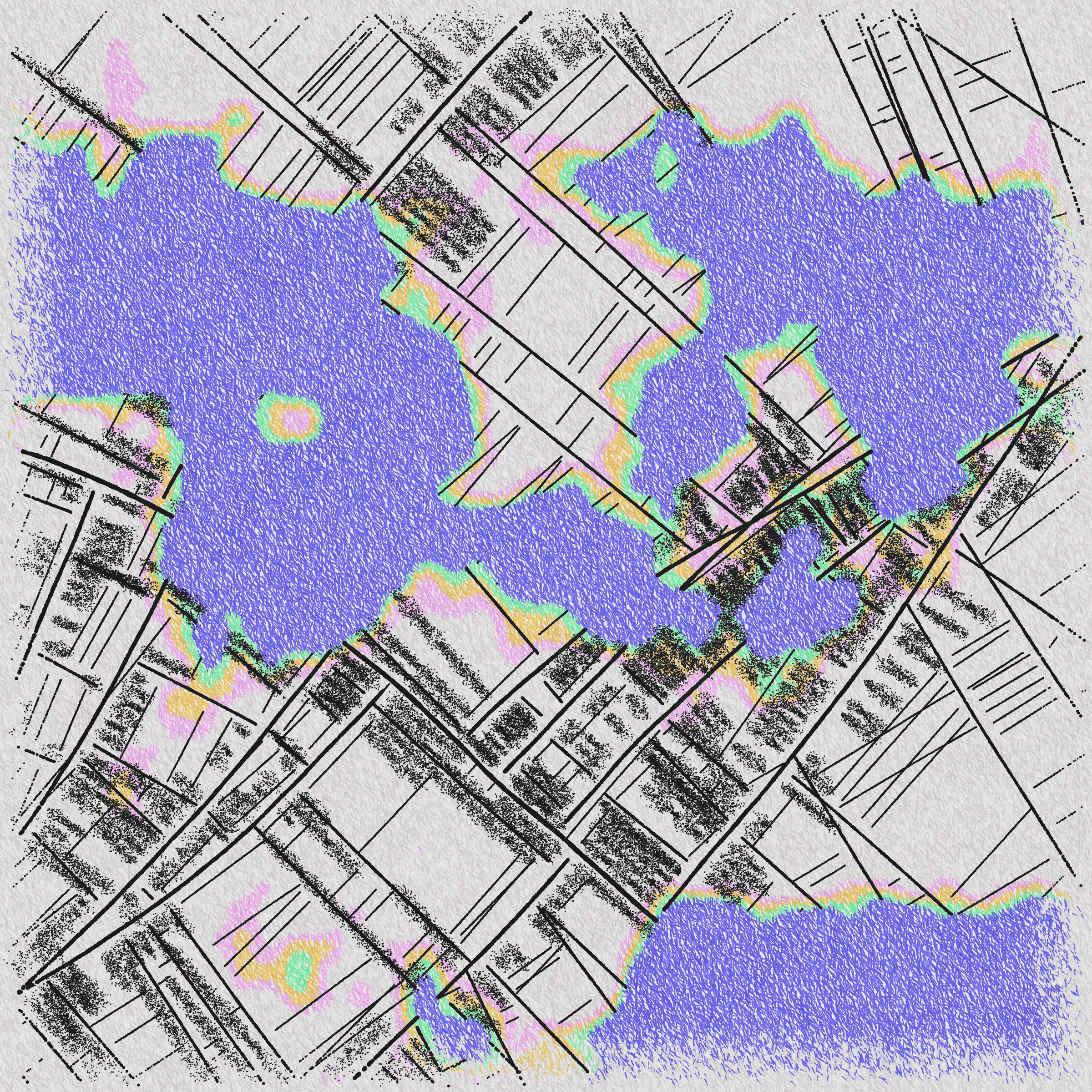 Art Blocks - Art Blocks v2 - Maps of Nothing #474 - NFT # 316000474