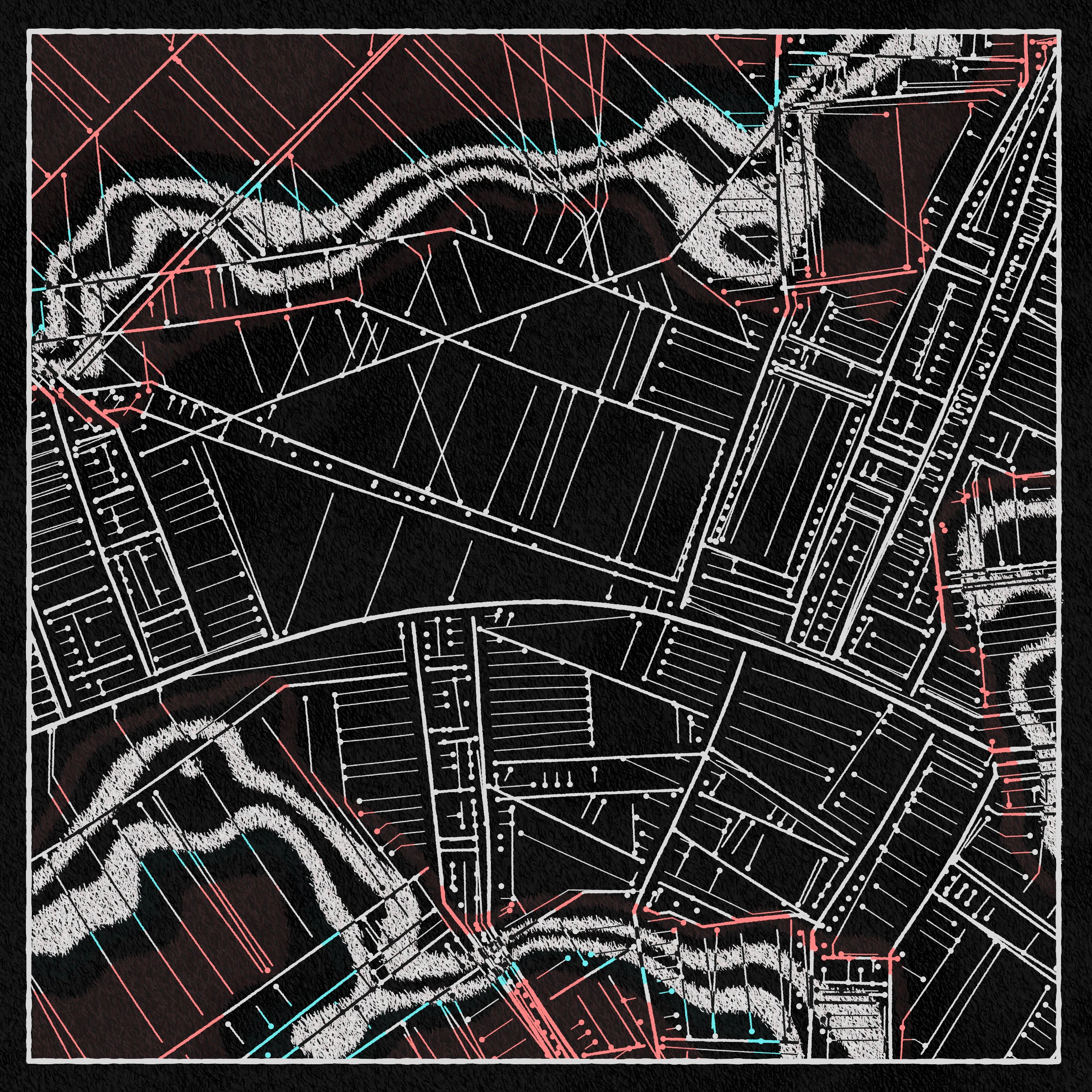 Art Blocks - Art Blocks v2 - Maps of Nothing #482 - NFT # 316000482