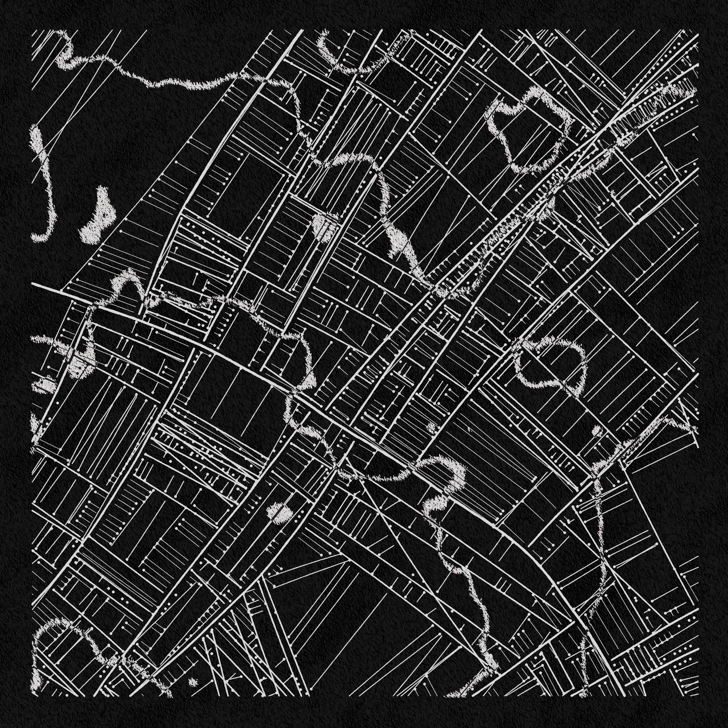 Art Blocks - Art Blocks v2 - Maps of Nothing #488 - NFT # 316000488