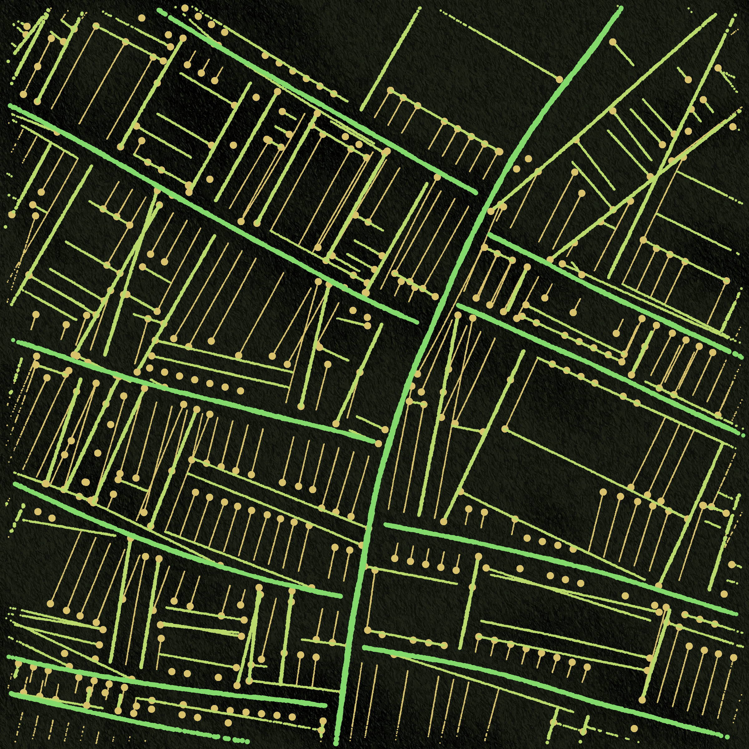 Art Blocks - Art Blocks v2 - Maps of Nothing #489 - NFT # 316000489