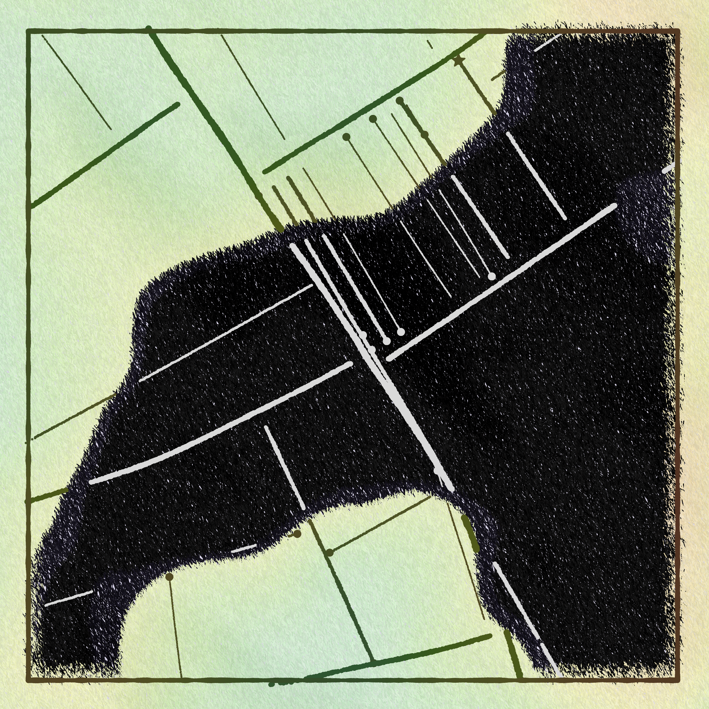 Art Blocks - Art Blocks v2 - Maps of Nothing #496 - NFT # 316000496