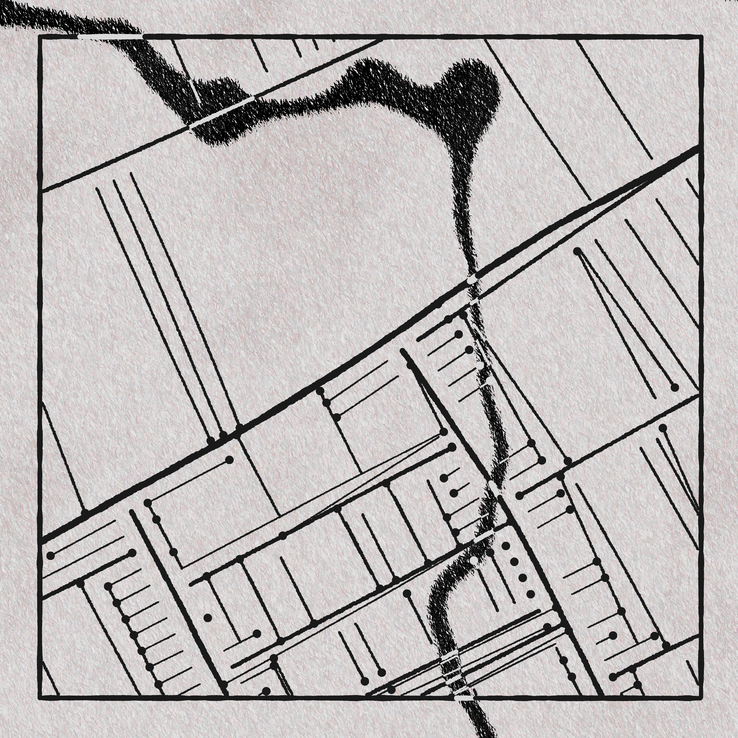 Art Blocks - Art Blocks v2 - Maps of Nothing #498 - NFT # 316000498