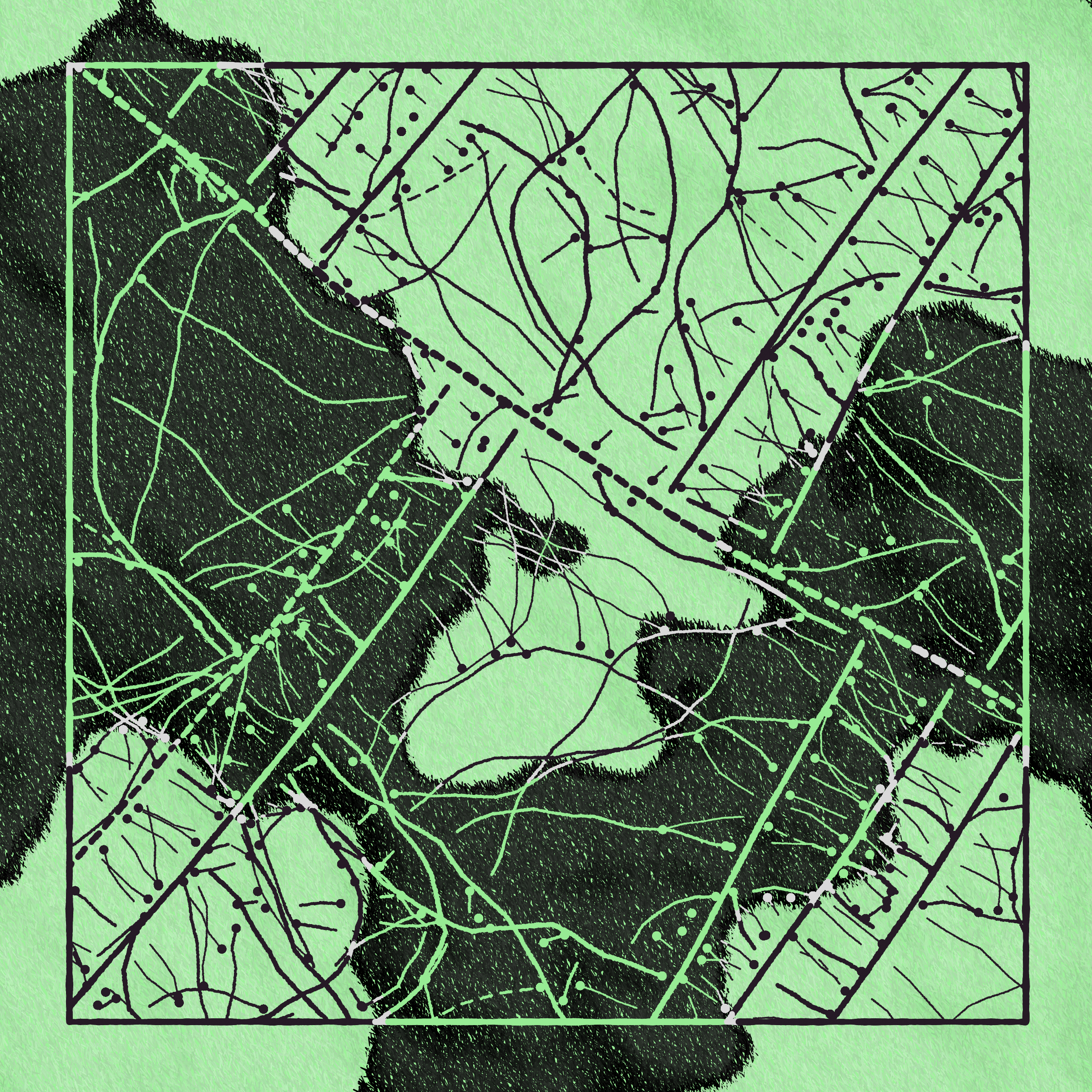 Art Blocks - Art Blocks v2 - Maps of Nothing #499 - NFT # 316000499