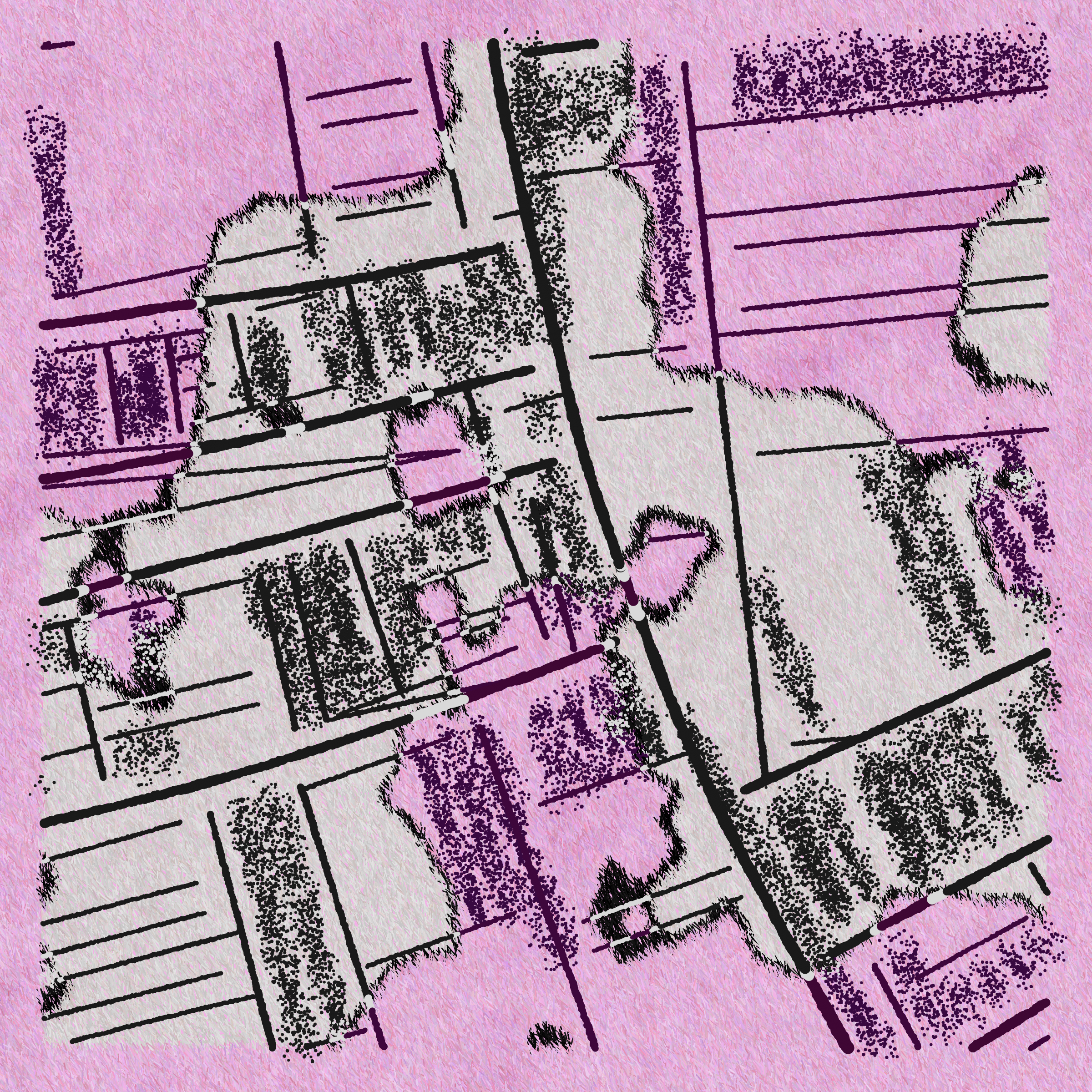 Art Blocks - Art Blocks v2 - Maps of Nothing #500 - NFT # 316000500