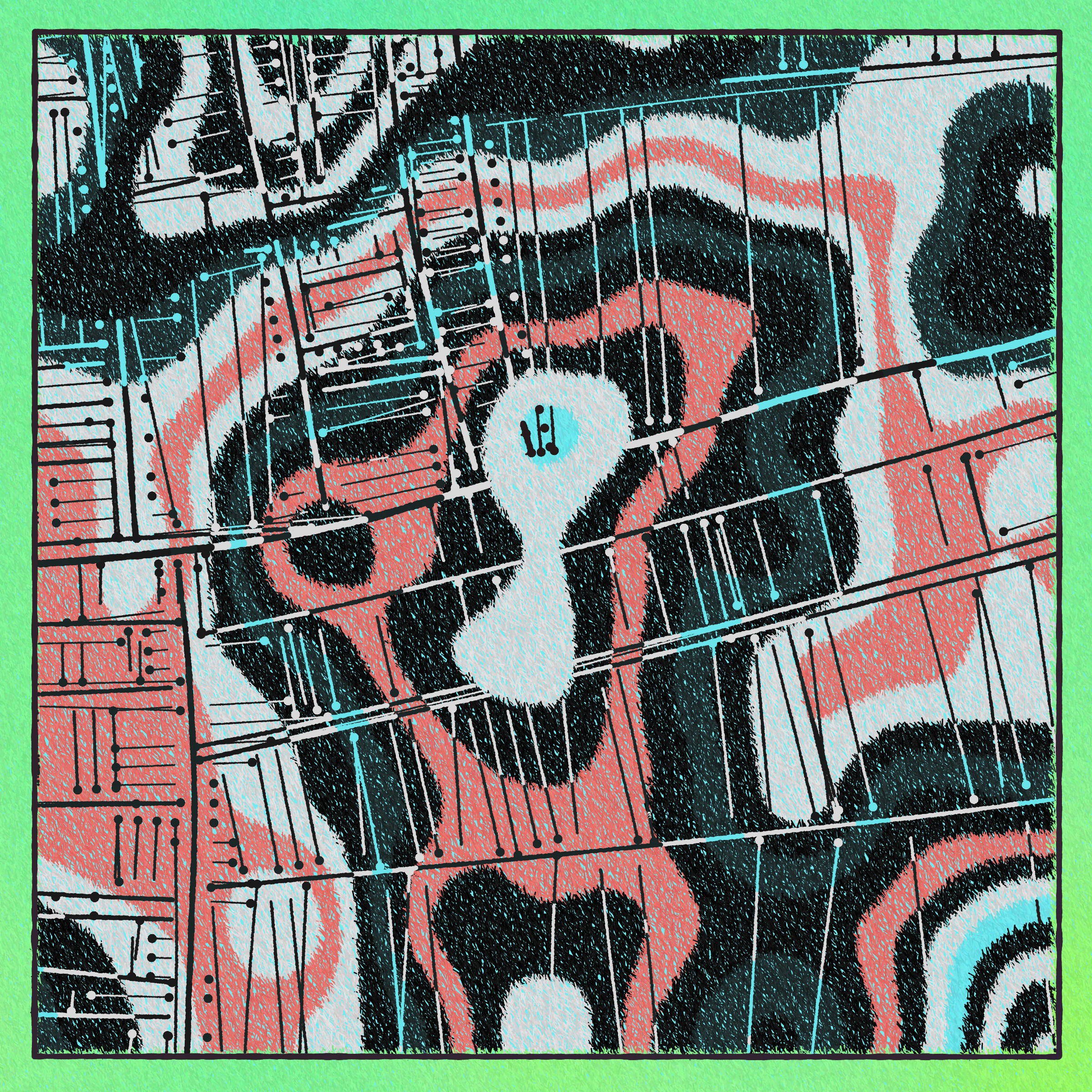 Art Blocks - Art Blocks v2 - Maps of Nothing #501 - NFT # 316000501