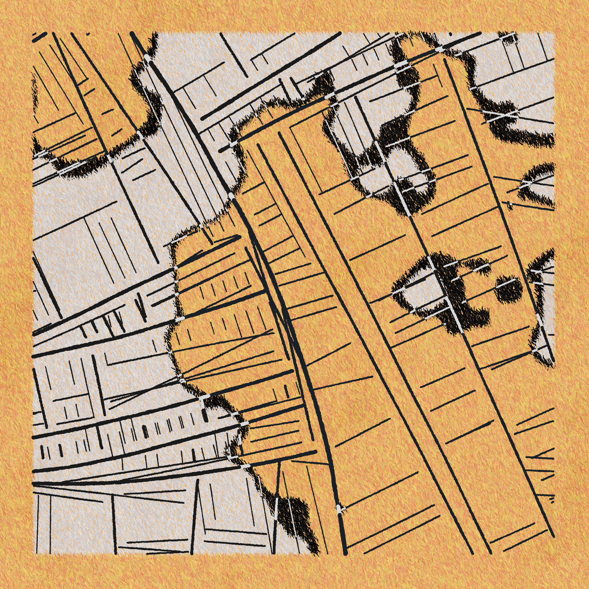 Art Blocks - Art Blocks v2 - Maps of Nothing #504 - NFT # 316000504