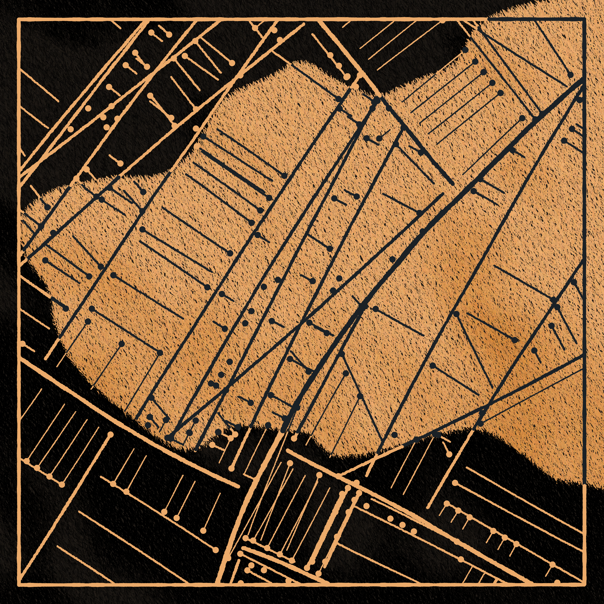 Art Blocks - Art Blocks v2 - Maps of Nothing #508 - NFT # 316000508