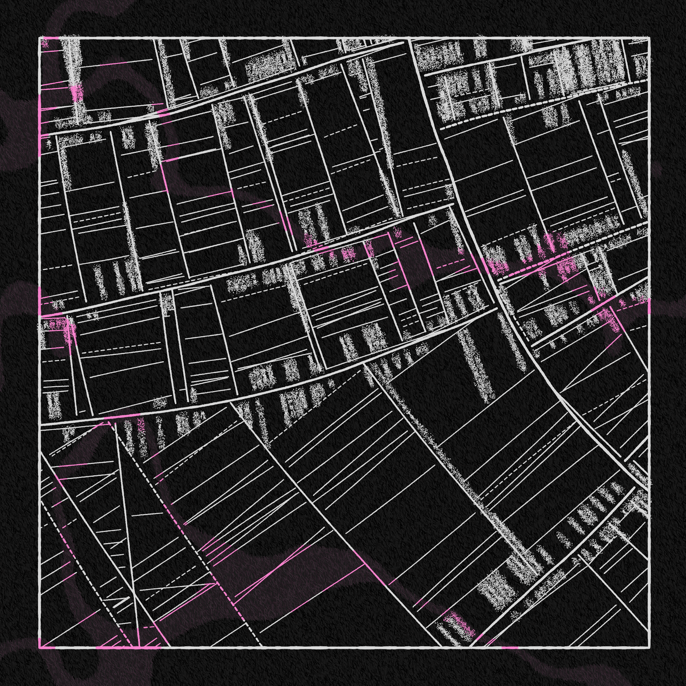 Art Blocks - Art Blocks v2 - Maps of Nothing #518 - NFT # 316000518